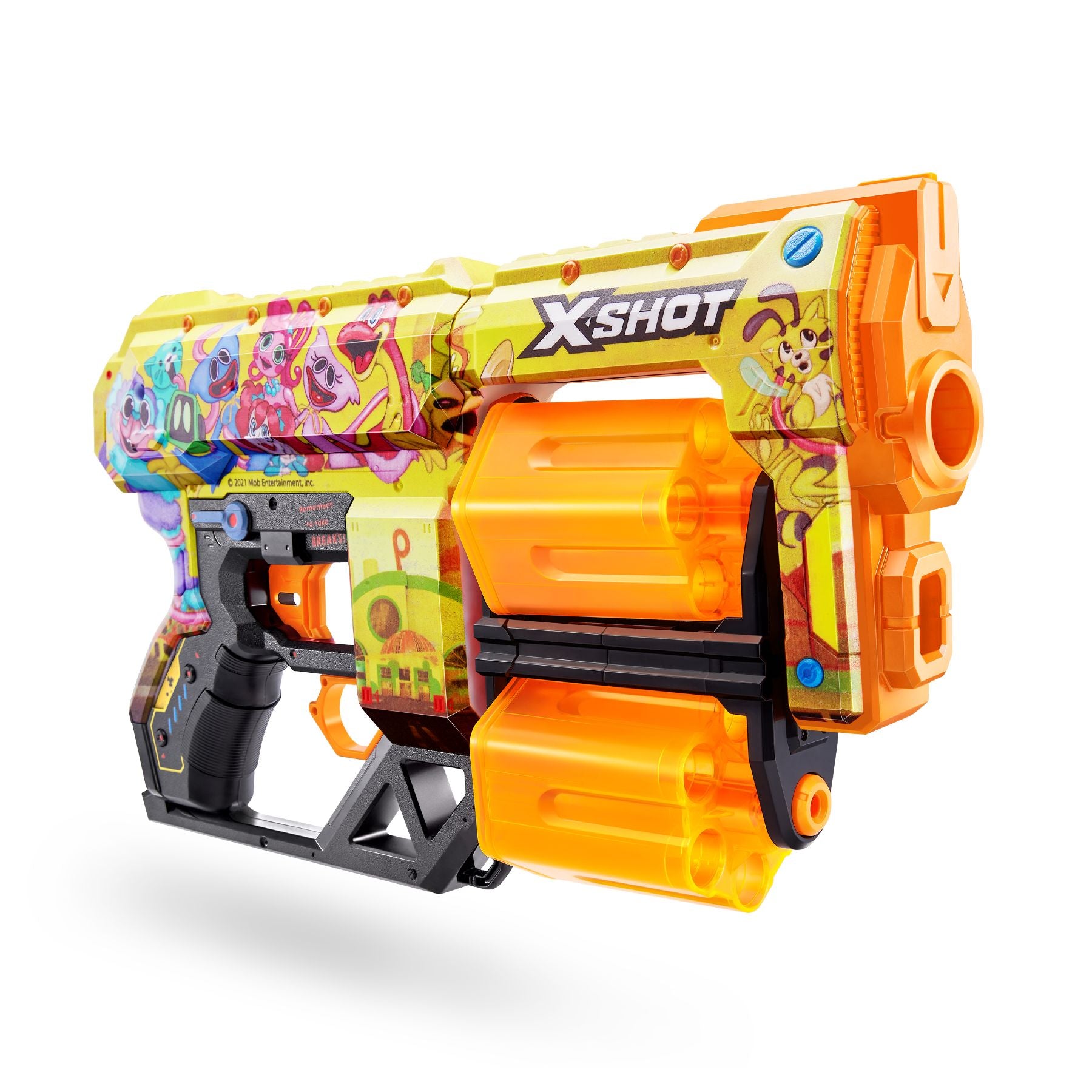 ZURU X Shot Skins Dread - Poppy Playtime Themed Blaster with 12 - Dart Capacity