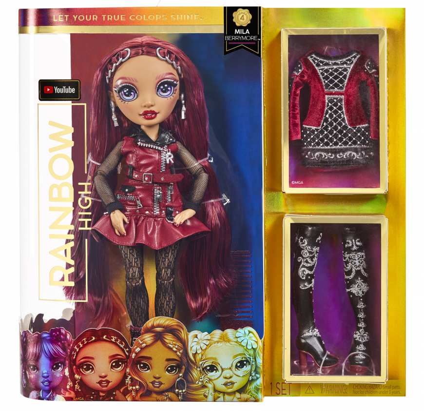Gorgeous Rainbow High Fashion Doll - Mila Berrymore