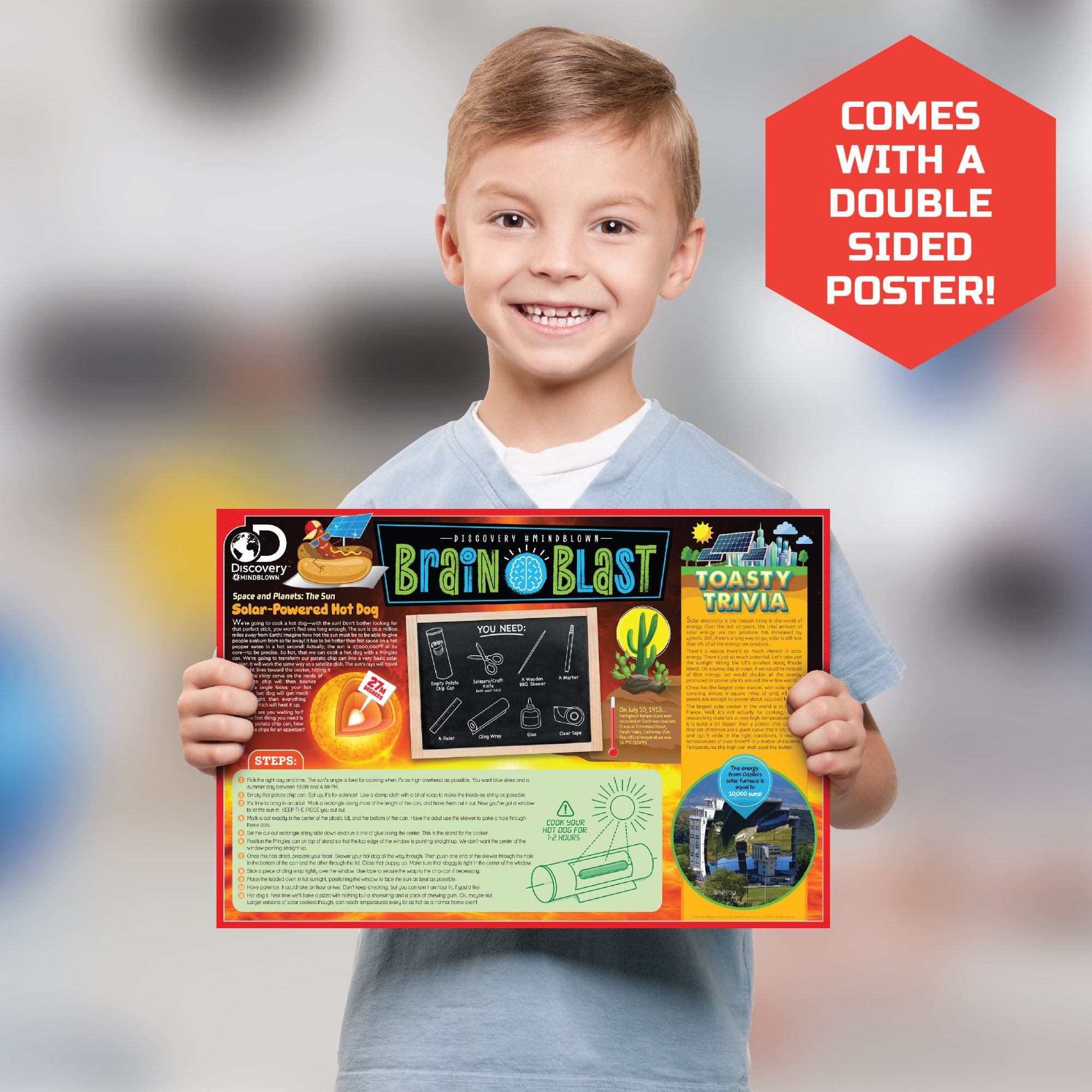 Amazing Discovery Mindblown 2-In-1 Globe Light - Ideal Educational Toy for Kids Aged 8+