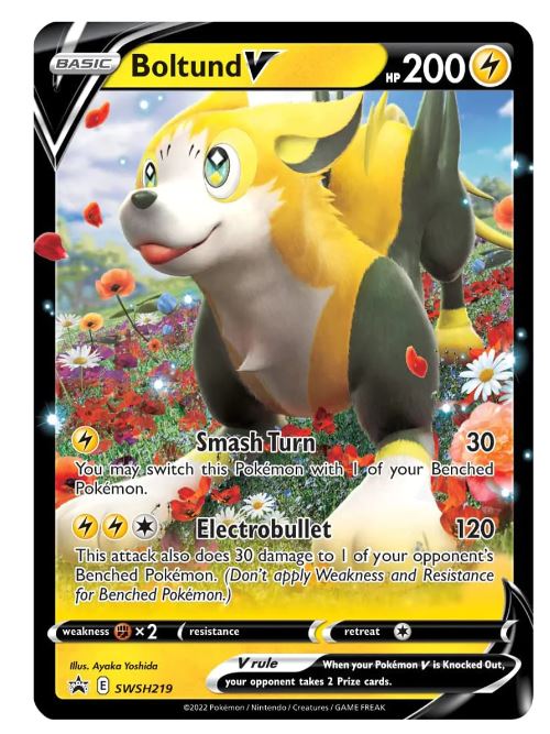 Pokemon TCG: Electrifying Boltund V Showcase Set