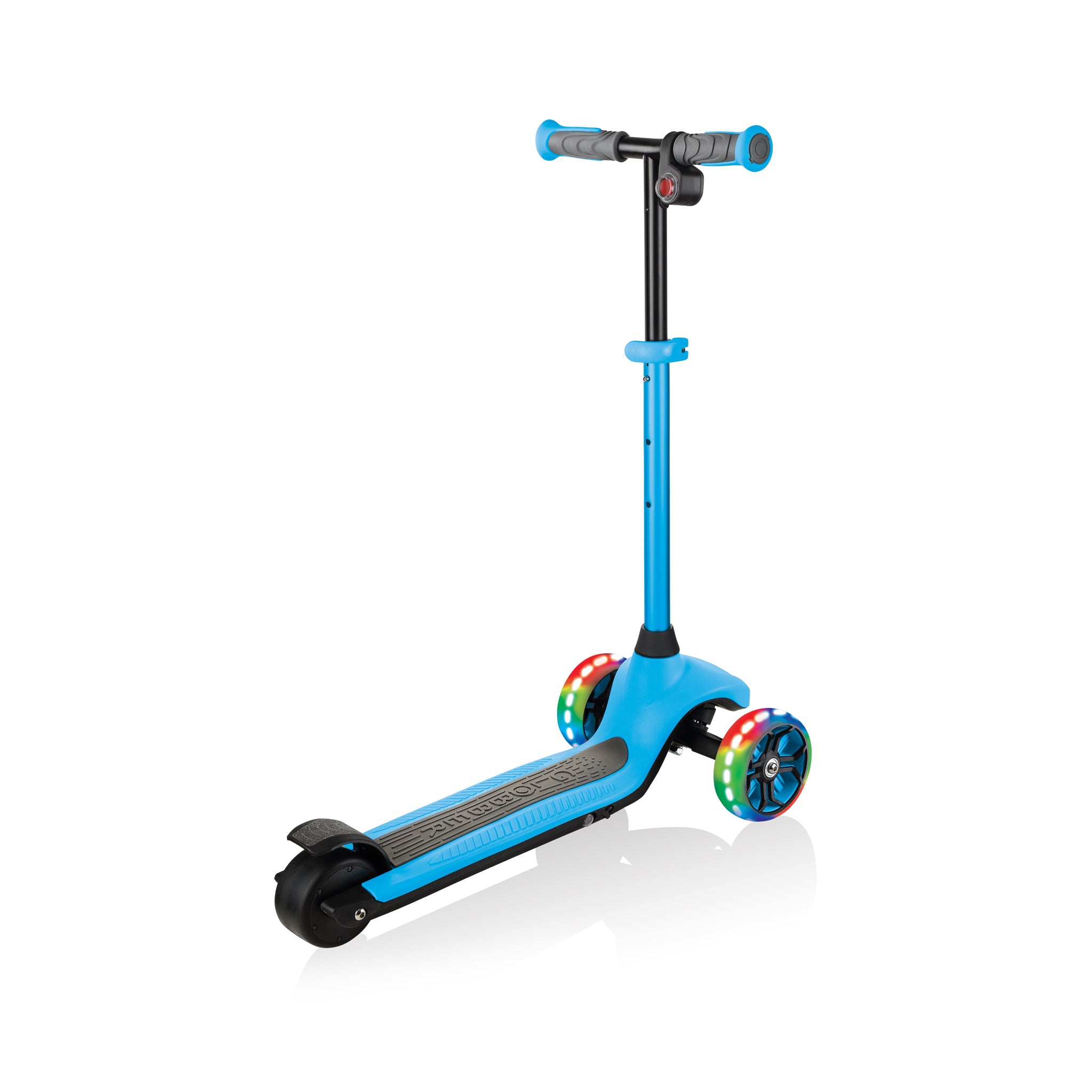 Hot Deal! Globber One K E-Motion 4 Plus Sky Blue Electric Scooter for Kids