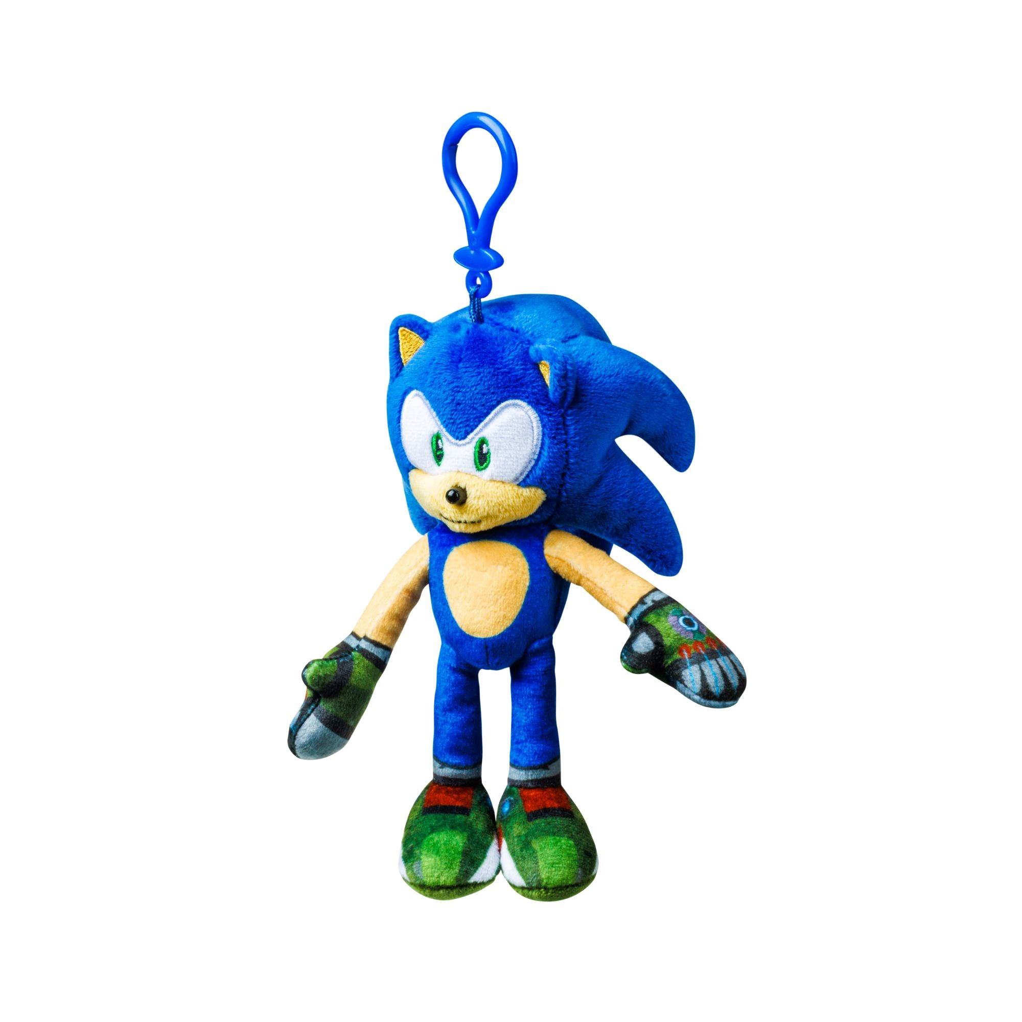 Assorted Styles of Clip - On Sonic The Hedgehog Super Soft Plush