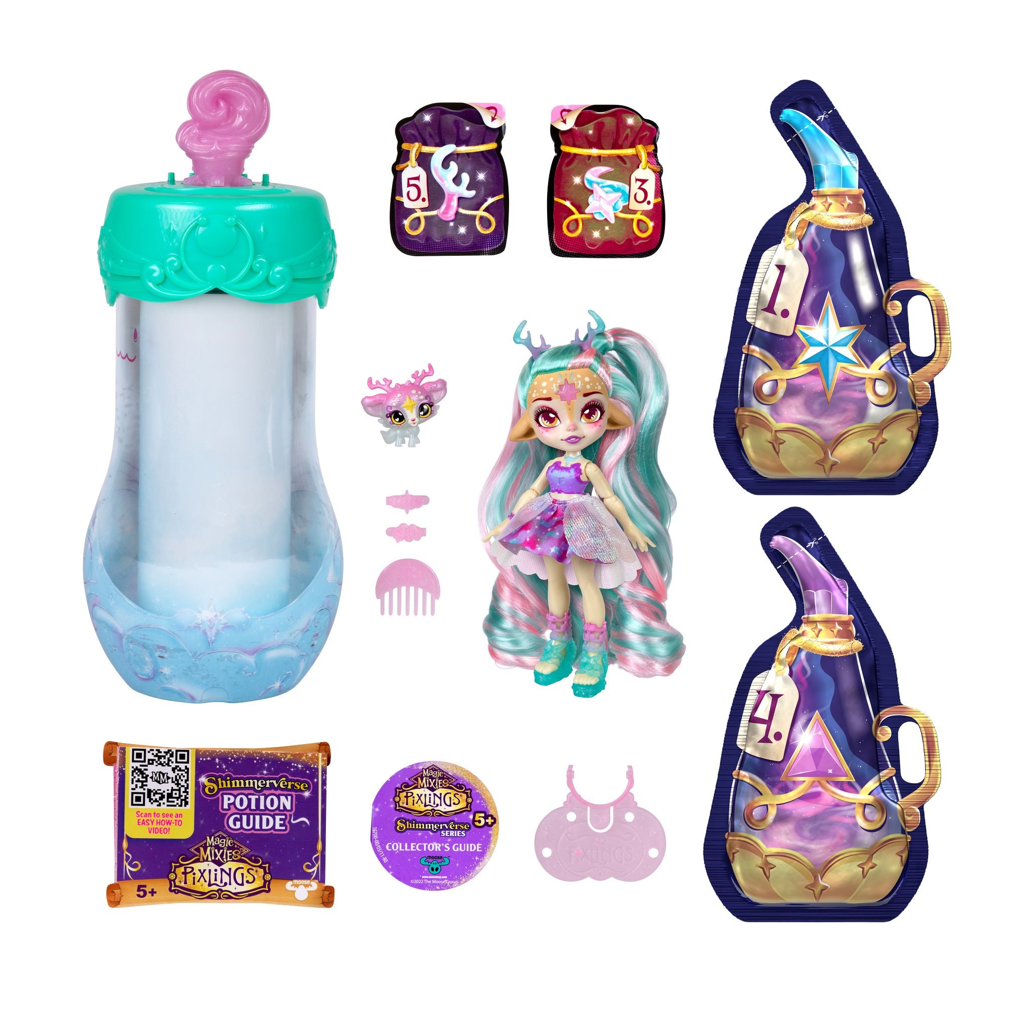Magic Mixies Deluxe Pixlings Pack - Deerlee the Enchanting Deer Pixling