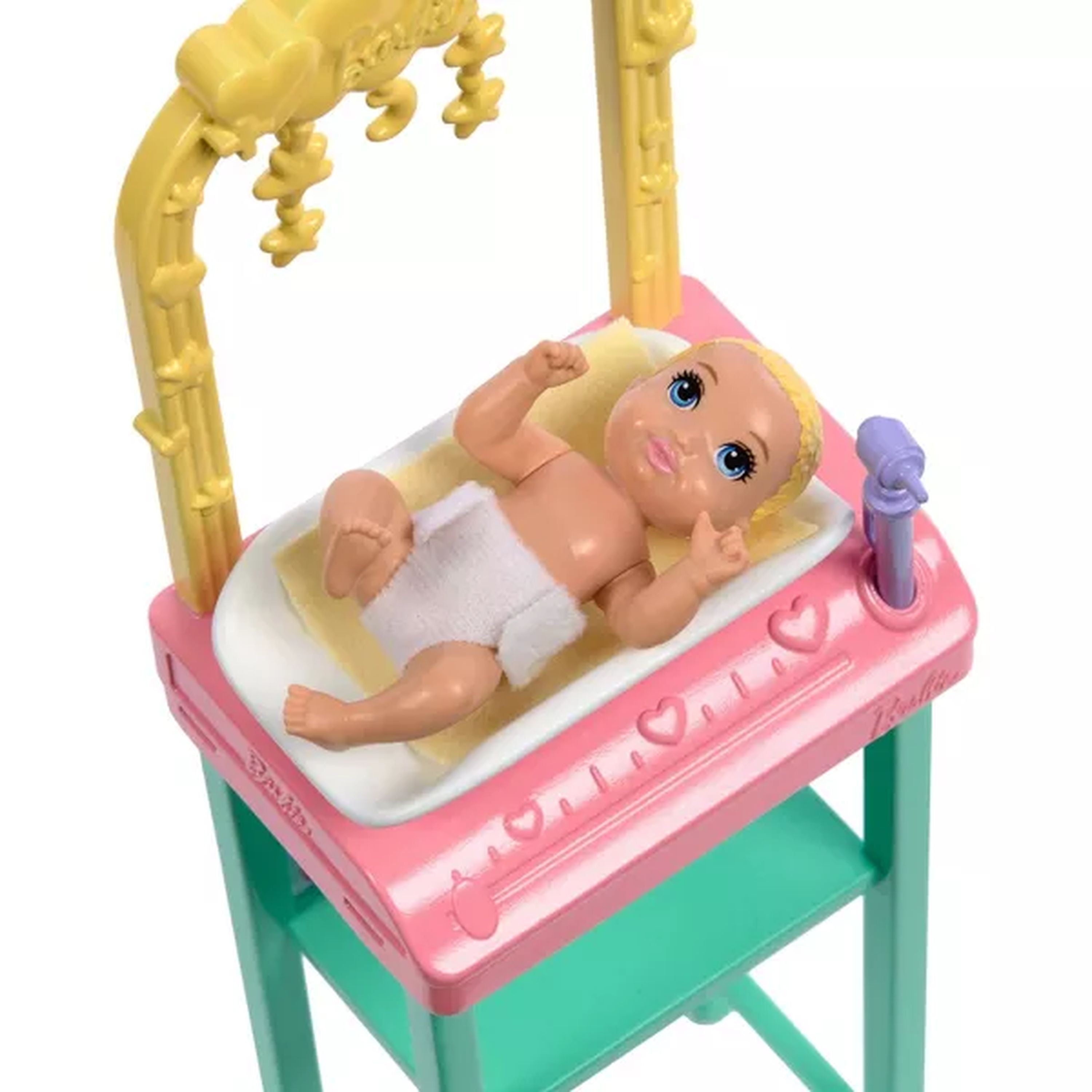 Hot! Barbie Baby Doctor Brunette Doll Playset - Explore Any Career