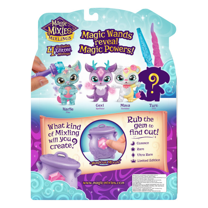 Hot! Magic Mixies Mixlings Sparkle Magic Super Pack