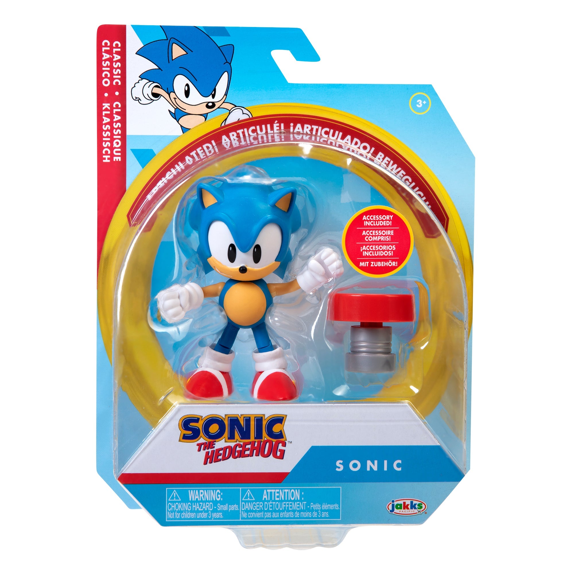 Hot! 12cm Articulated Sonic The Hedgehog Figure