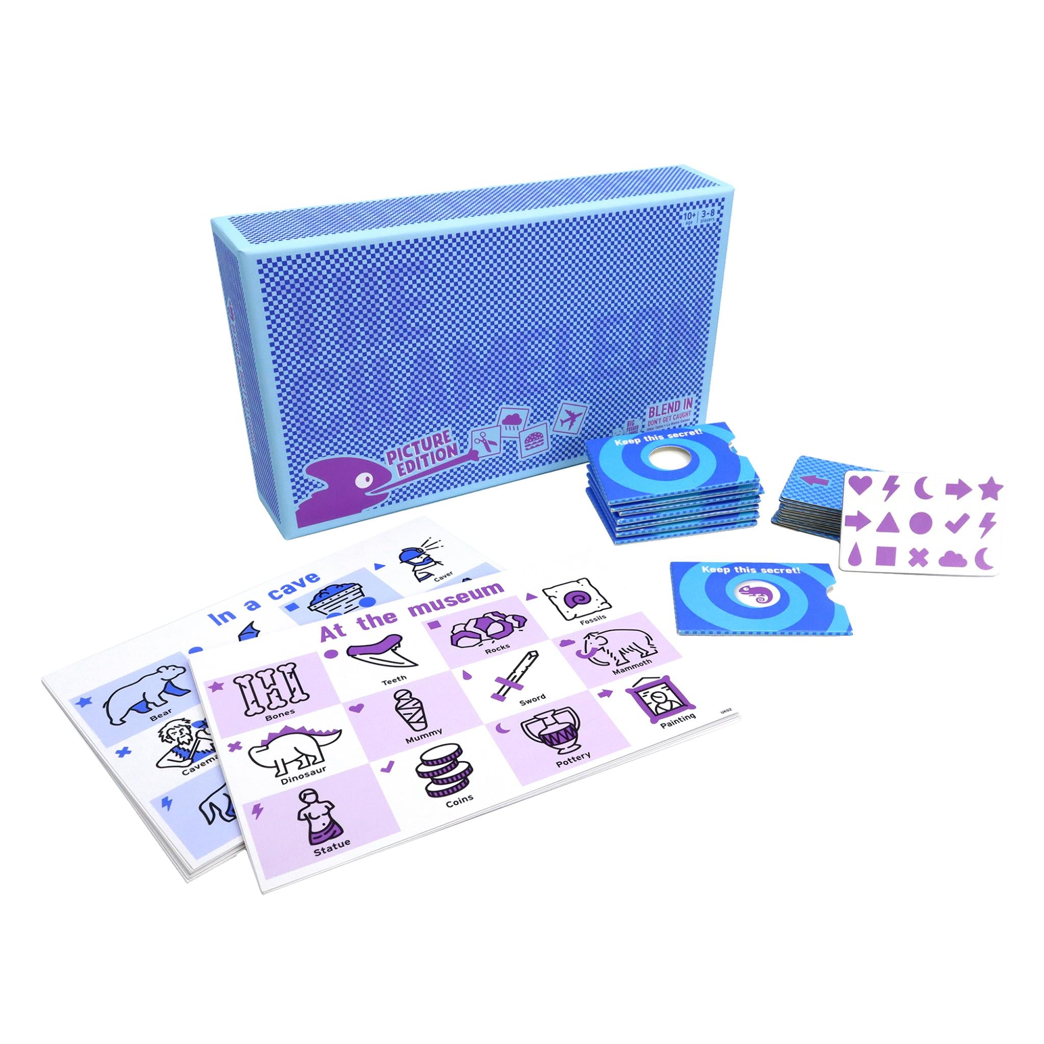 Hot! Family-Friendly Chameleon Picture Spot-the-Imposter Party Game