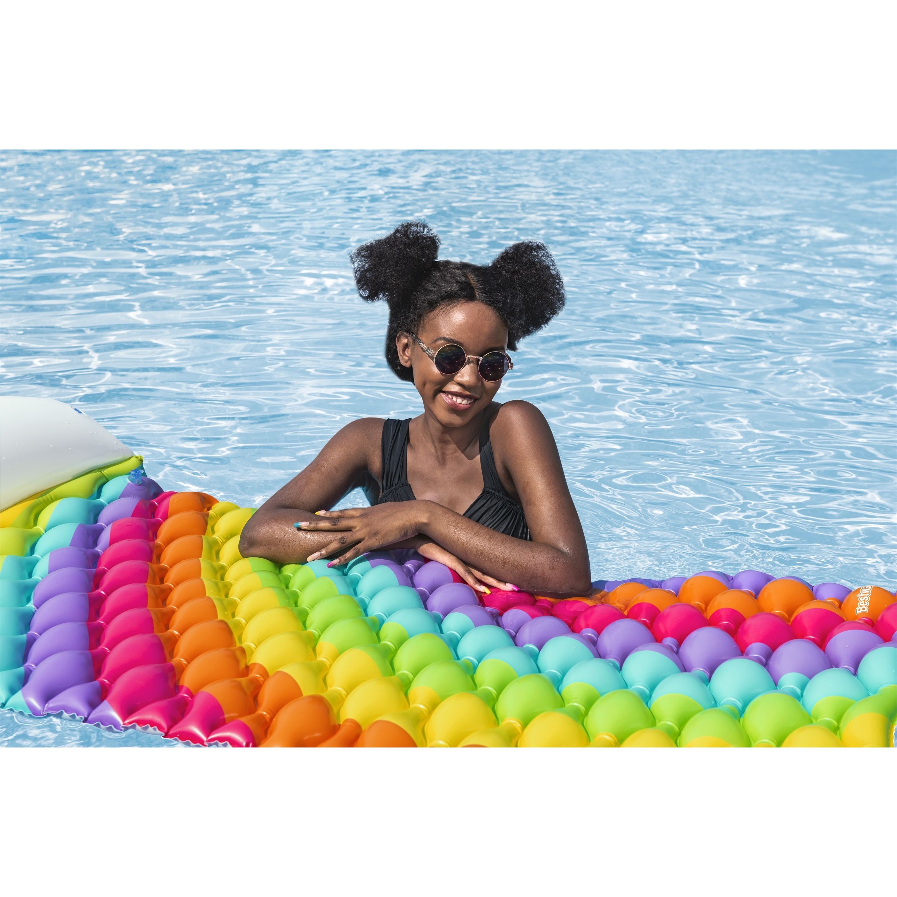 Best Selling Bestway Floating Pool Mat - Rainbow Dreams for Summer Fun