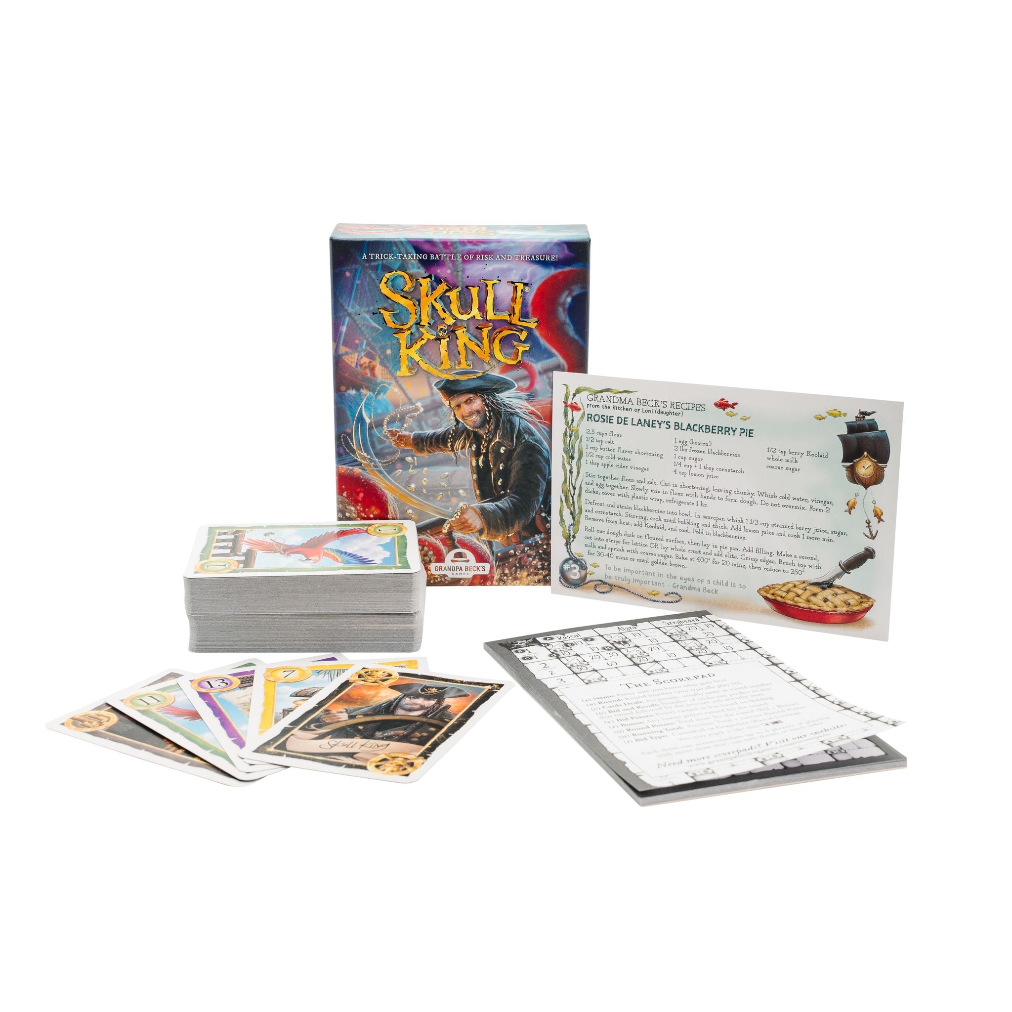 Hot! Skull King Card Game - An Exciting Trick - Taking Adventure