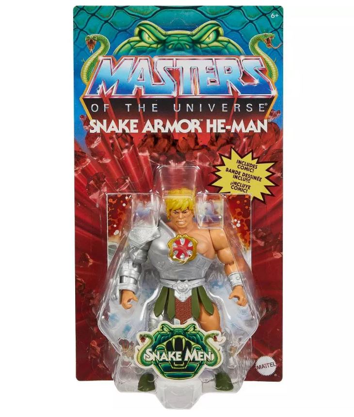 Hot! Masters Of The Universe Origins Snake Armor He-Man Action Figure