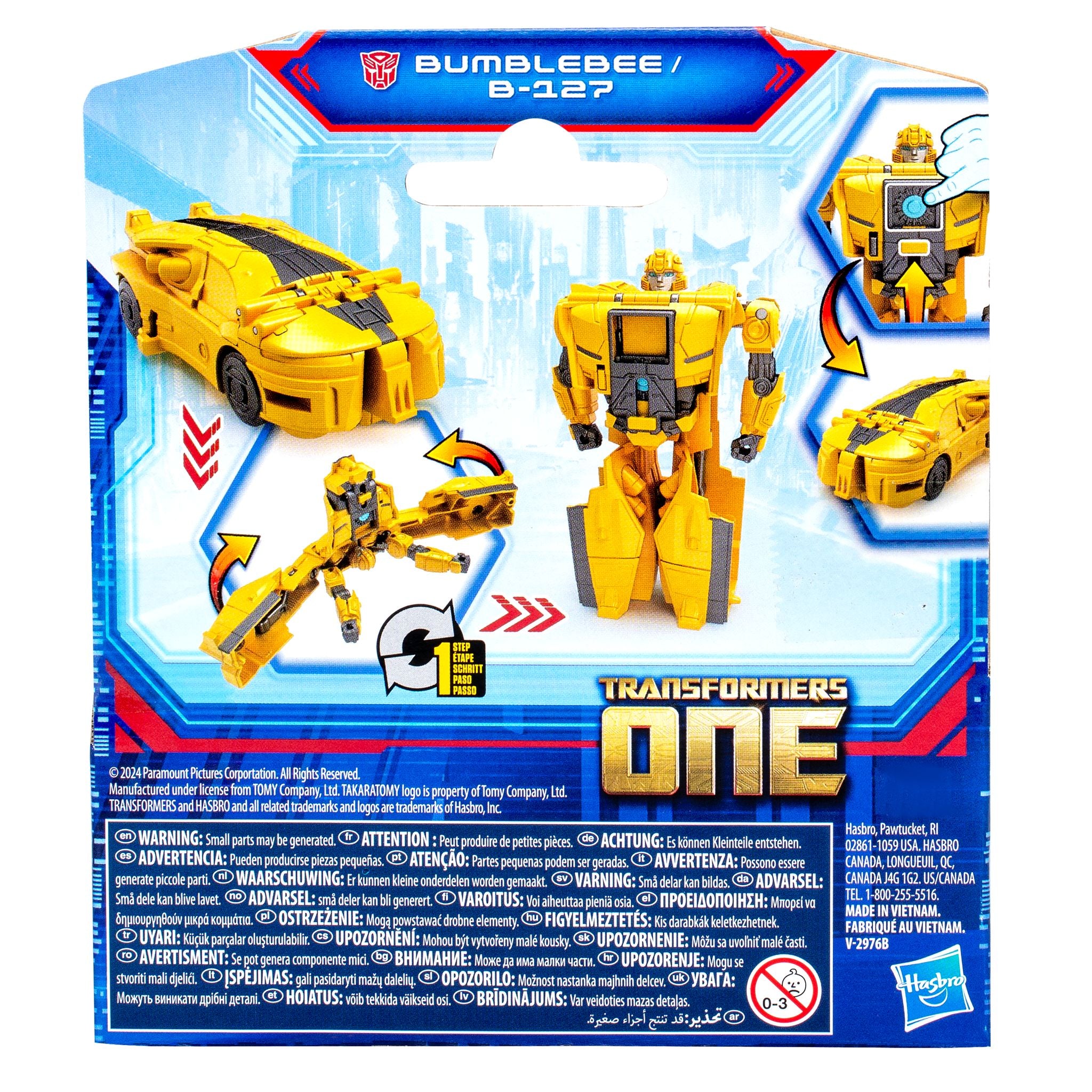 Hot Deal! Transformers One Cog - Changing Bumblebee (B - 127) 2 - in - 1 Action Toy