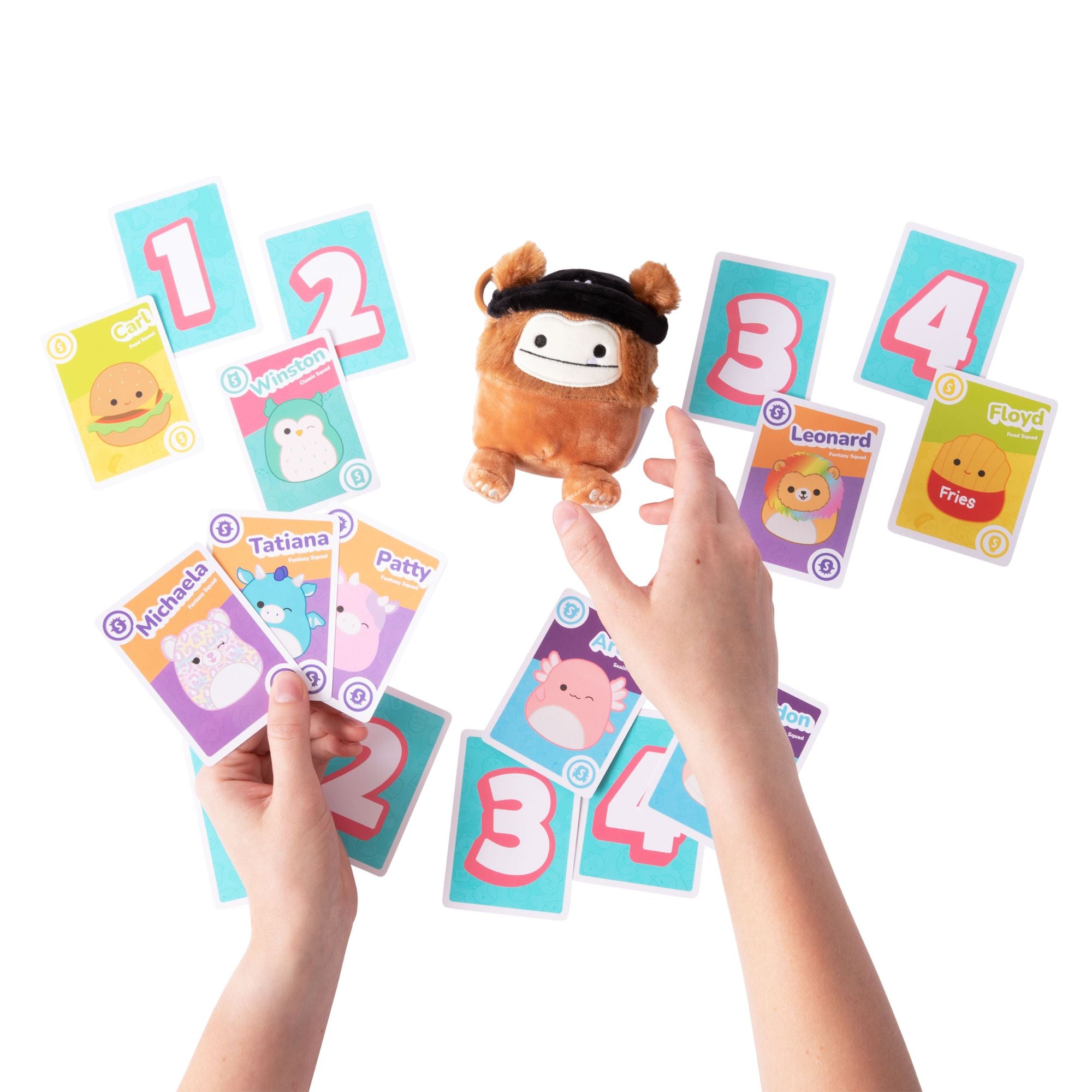 Get Exclusive Squishmallows! Fun Card Game - Squishmallows Squads Take 4