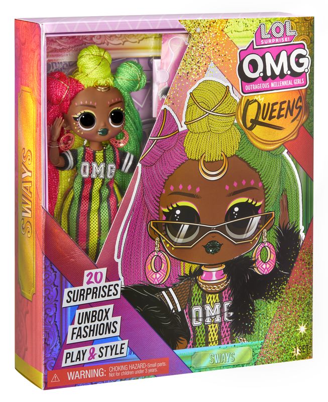 Hot Deal! LOL Surprise OMG Queens Fashion Doll - Sways with 20 Surprises