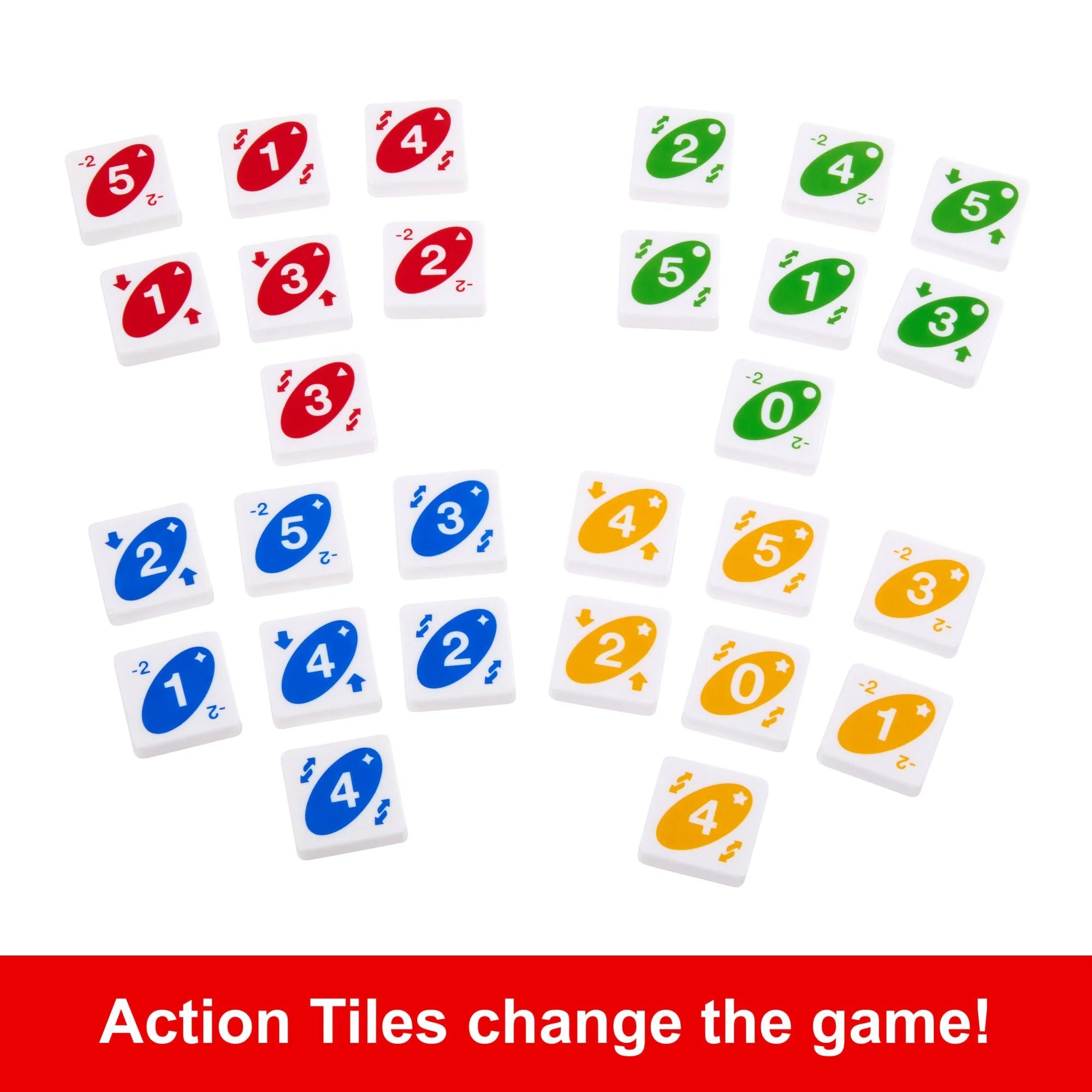 UNO Quatro - An Exciting Family Card Game Combining Four - in - a - Row and Color/Number Matching