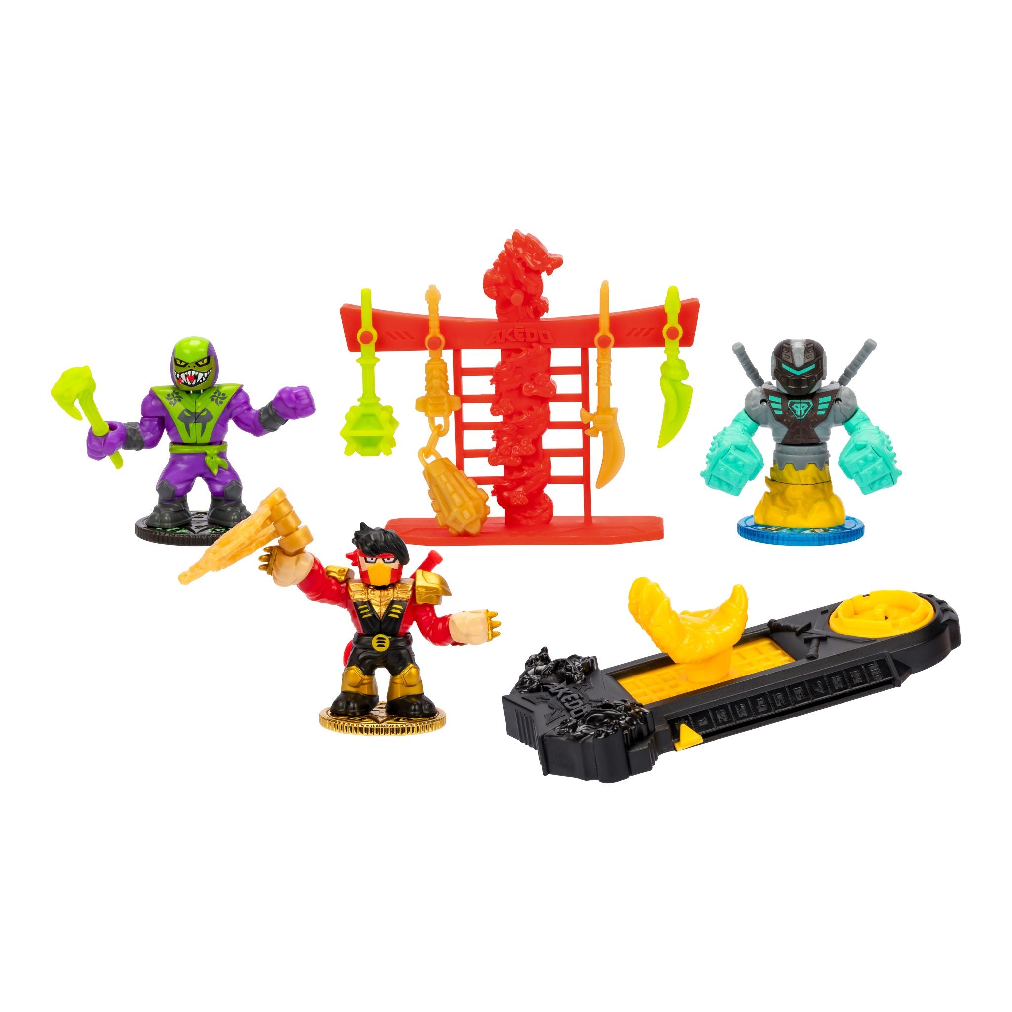 Hot Sale! Akedo S7 Ninja Fury Three Strike Chux Starter Pack for Kids' Epic Battles
