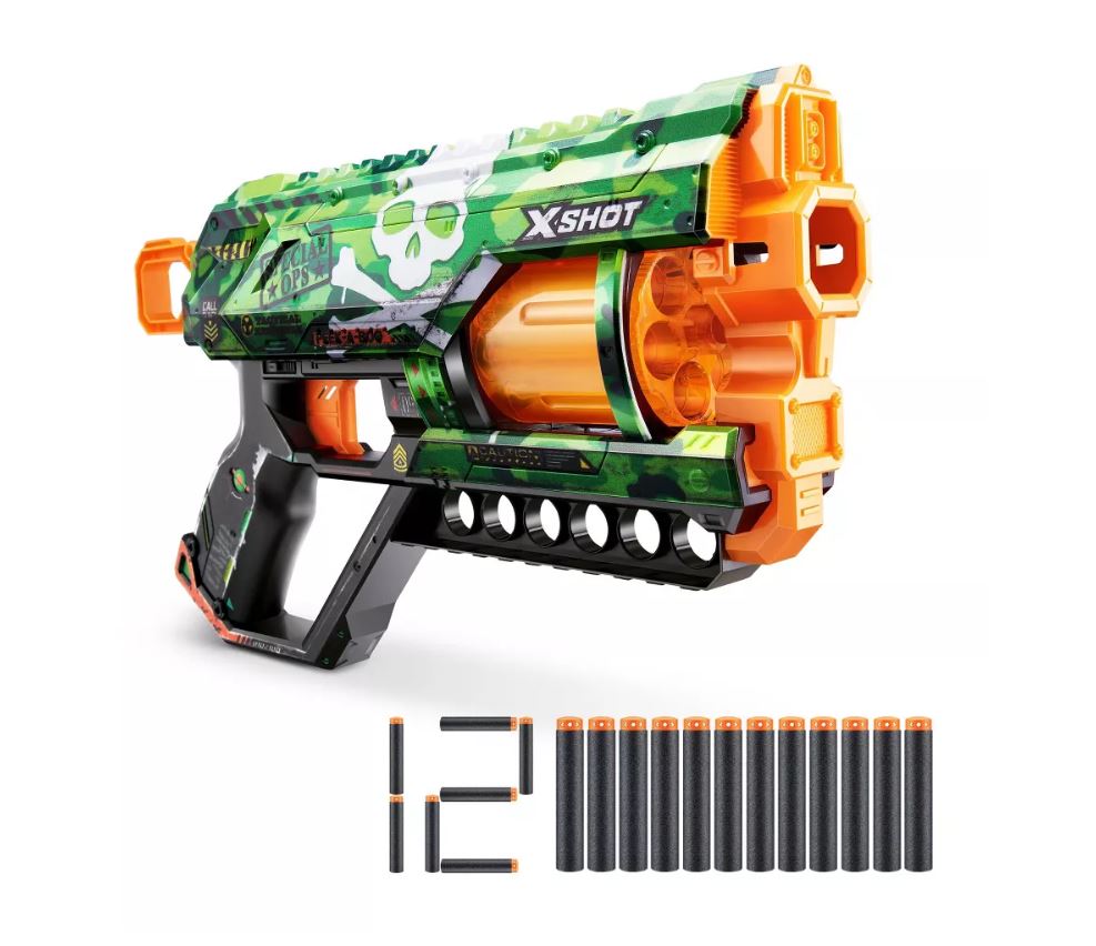 ZURU X Shot Skins Griefer Blaster - Camo Edition, Awesome for Battle