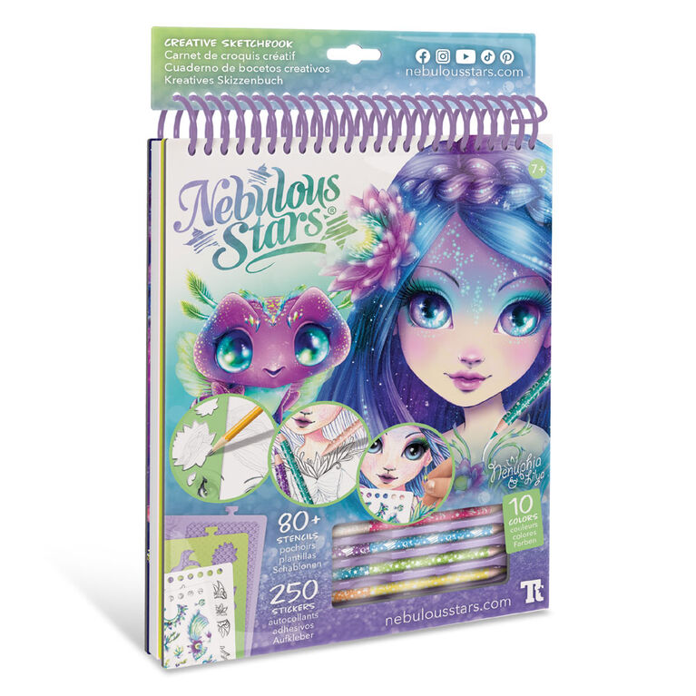 Nenuphia Mystical Nebulous Stars Sketchbook for Creative Minds
