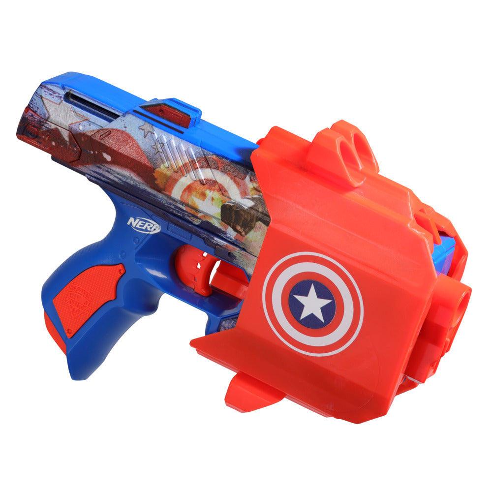 Hot Sale! Nerf Marvel Captain America Dart Blaster for Exciting Outdoor Games