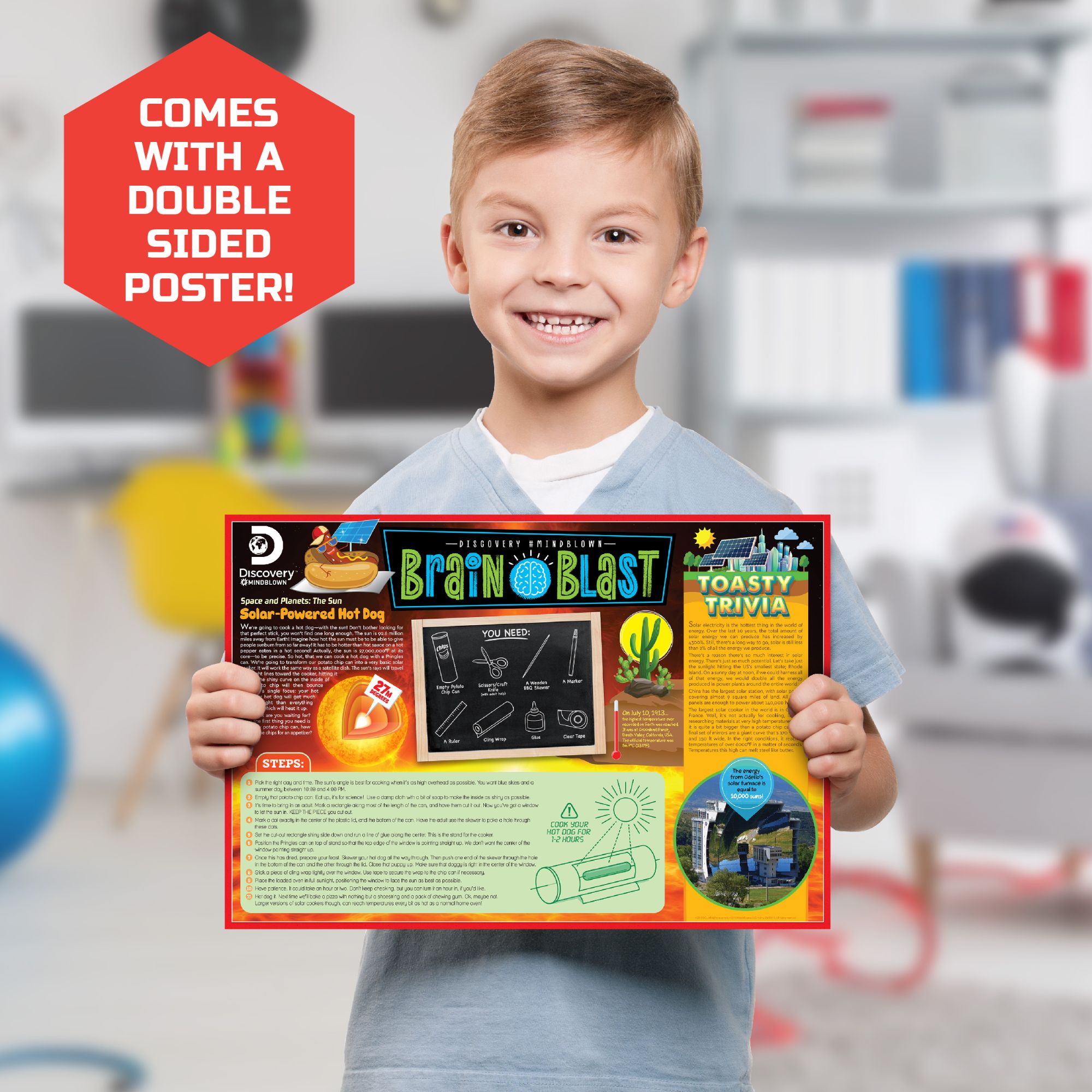 DIY Discovery Mindblown Realistic Model Steam Engine for Kids