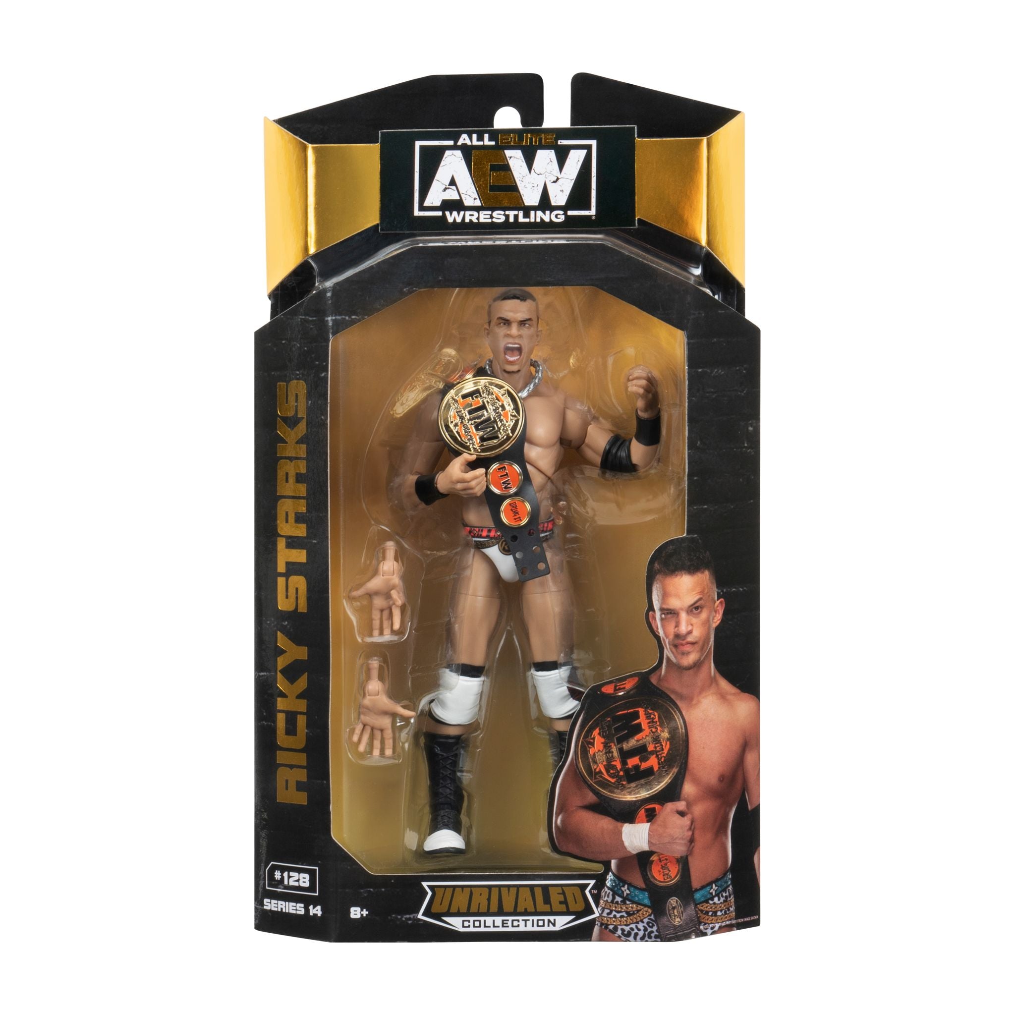 Hot Deal! AEW 6.5-Inch Unrivaled Ricky Starks Figure