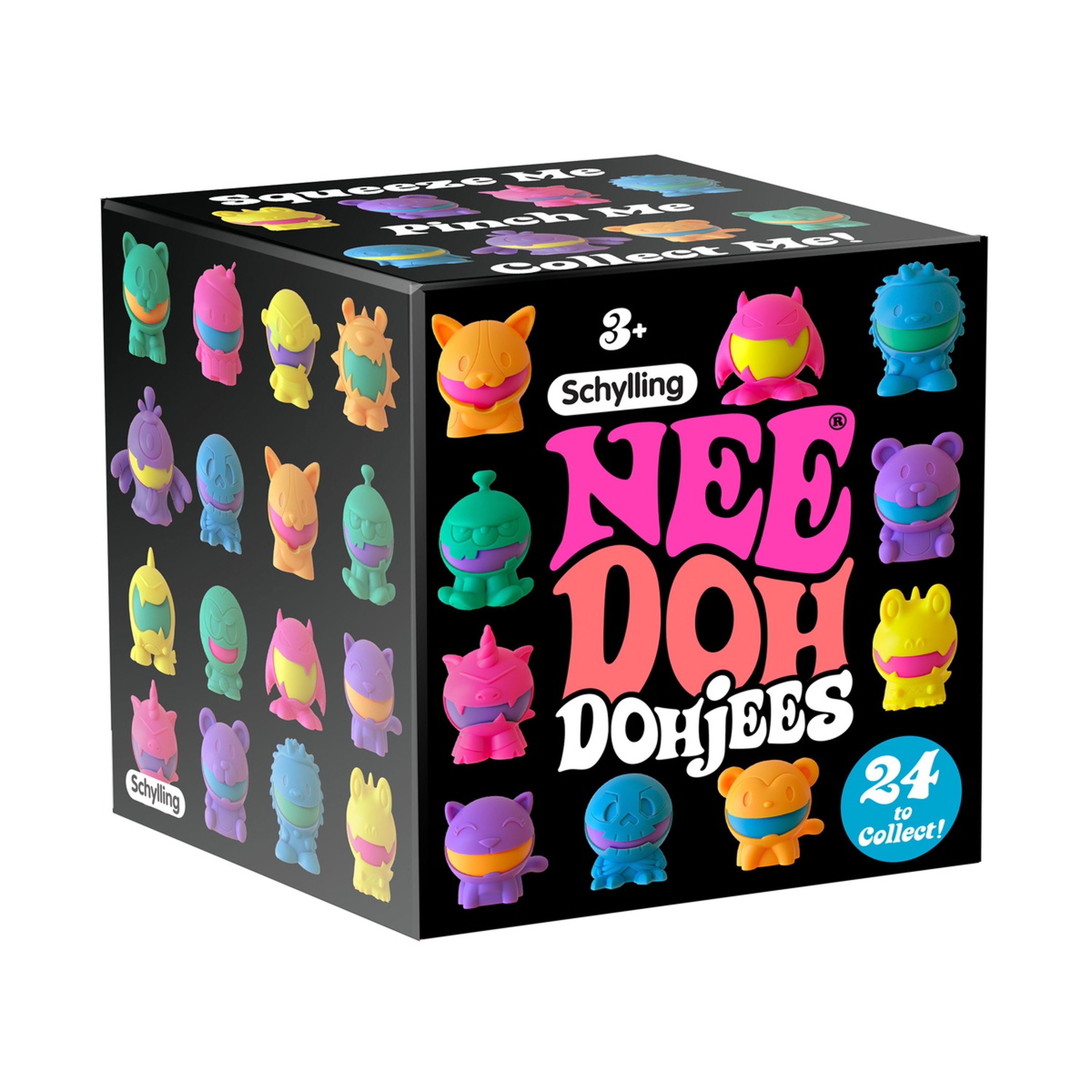 Schylling NeeDoh Dohjees 3-Pack: Collectible Fun!