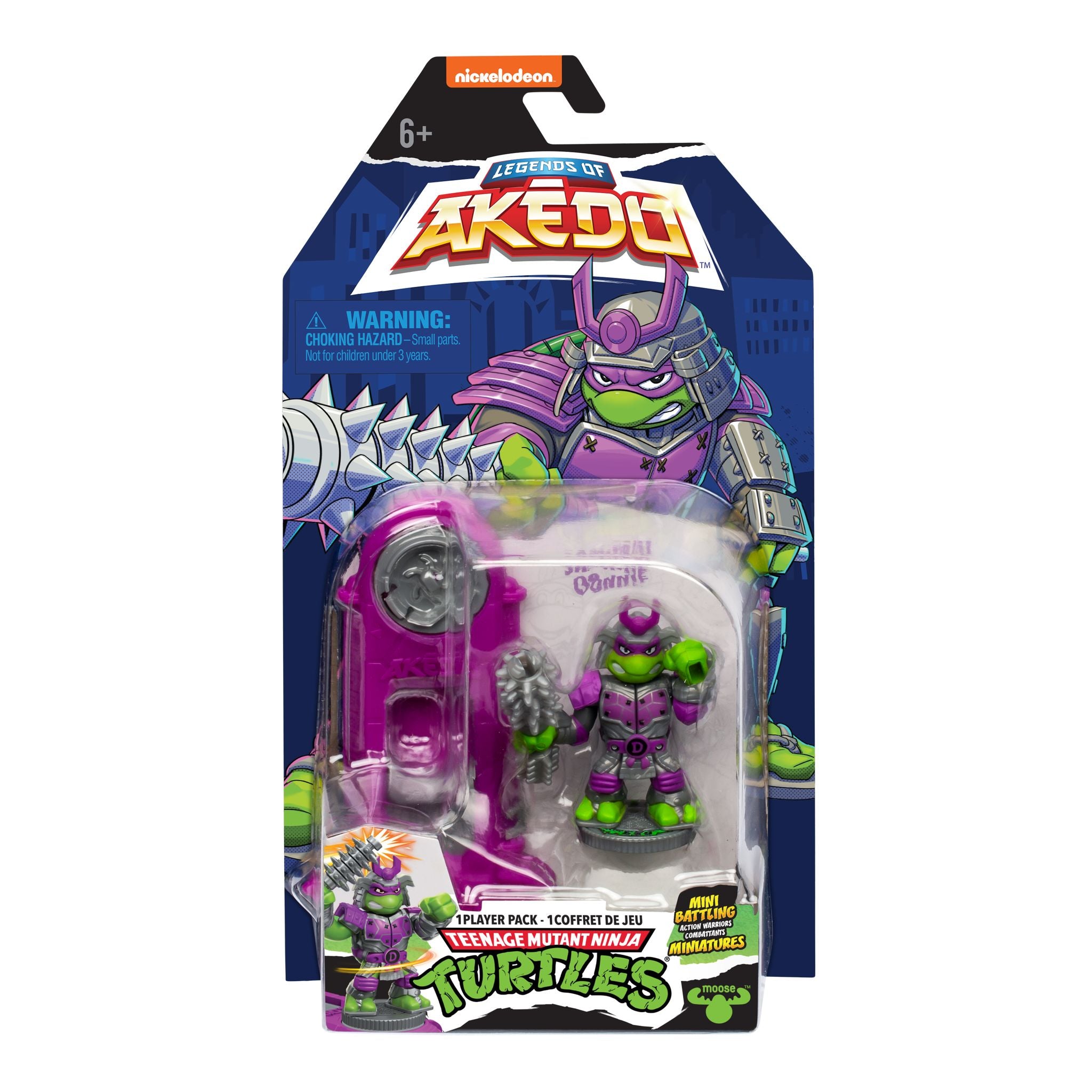 Hot Deal! Akedo Teenage Mutant Ninja Turtles Season 3 Single Pack - Samurai Donnie Mini Warrior