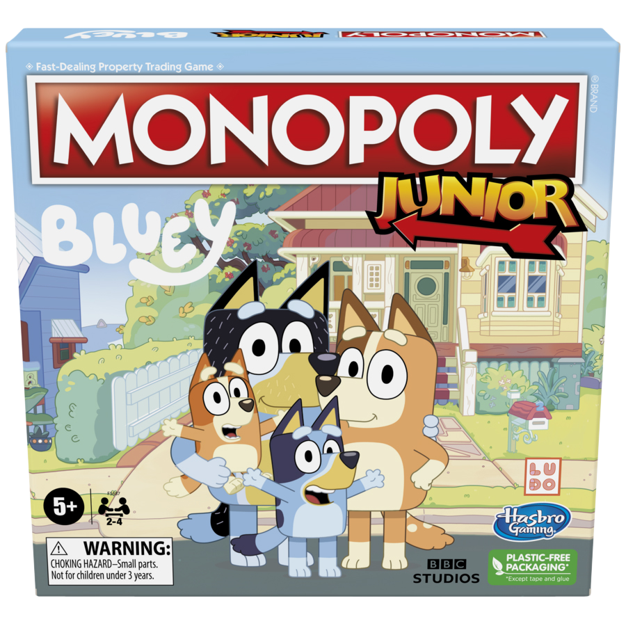 Hot! Monopoly Junior - Bluey Themed Edition