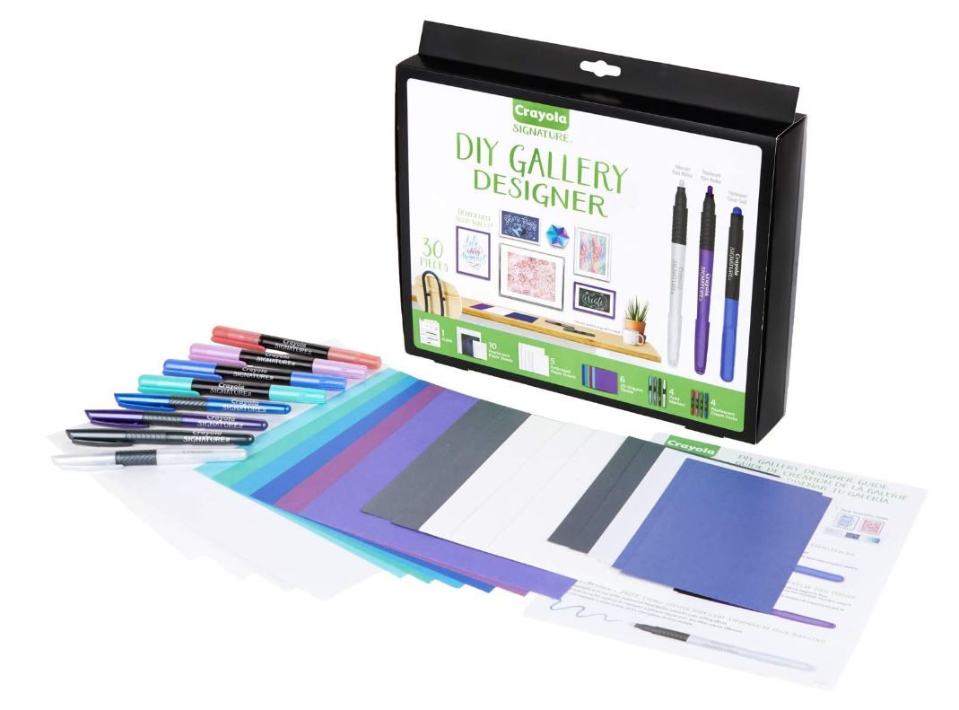 Crayola Signature DIY Gallery Wall Designer Kit - Perfect for Creative Kids Aged 8+