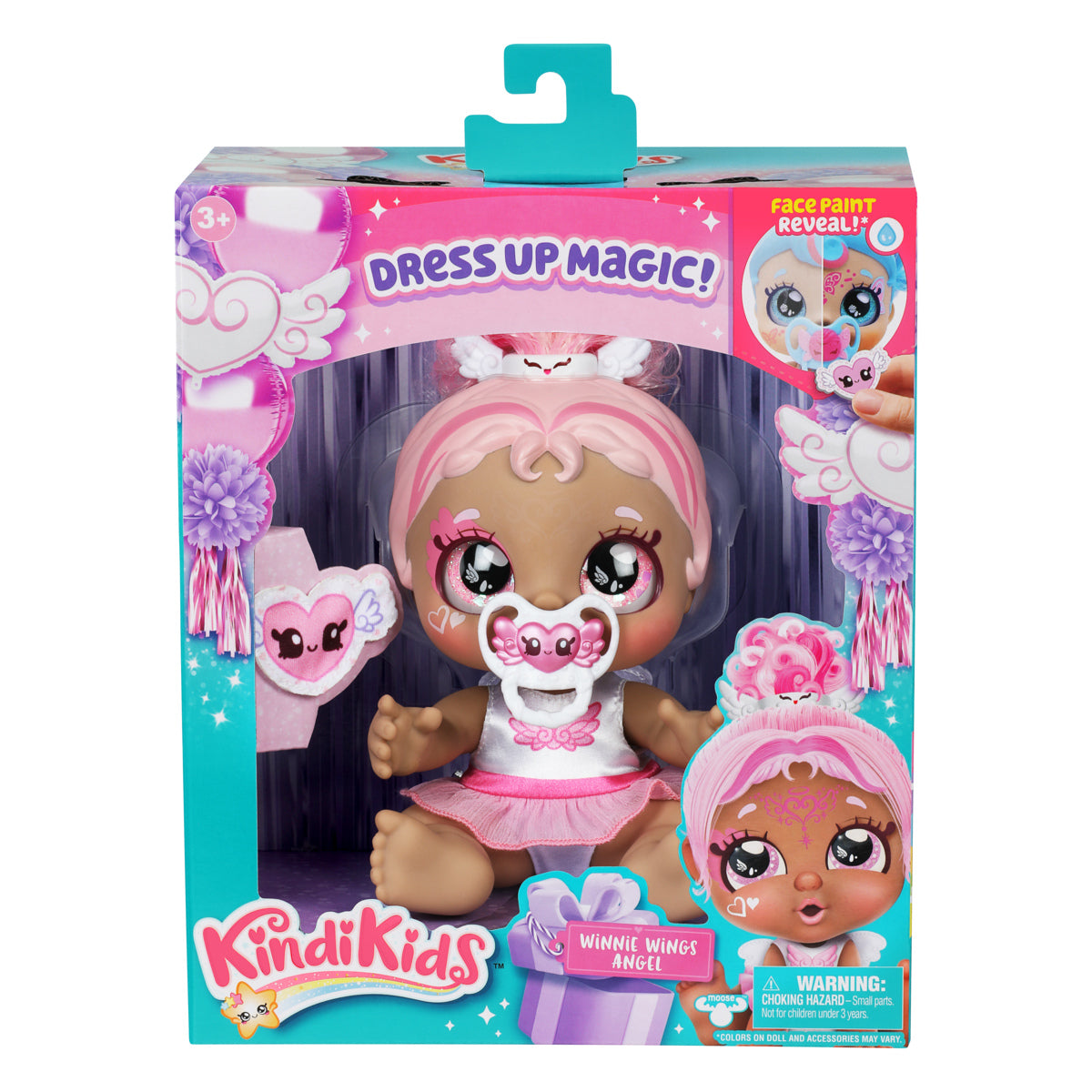 Kindi Kids Enchanting Dress - Up Baby Sister Winnie with Angel Wings
