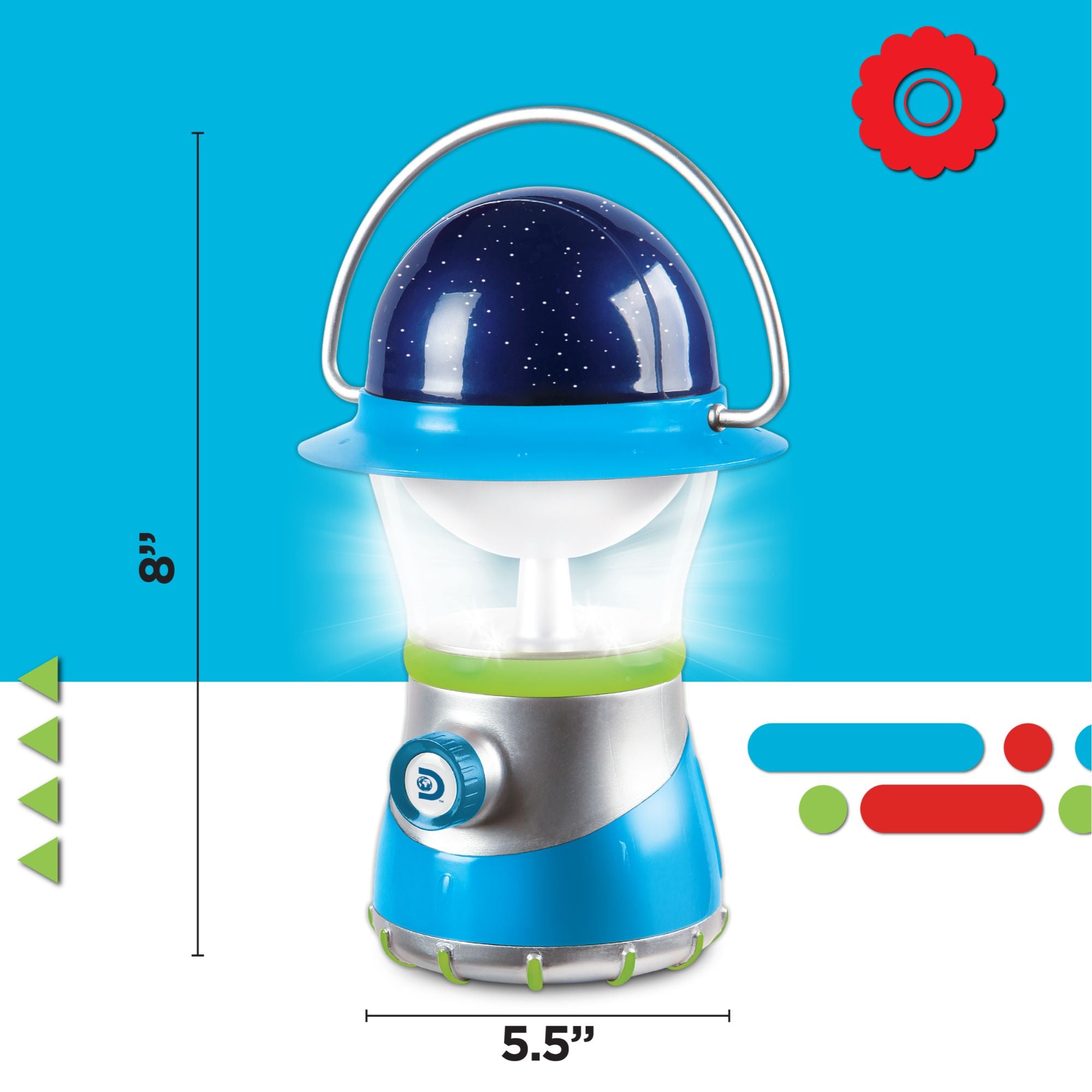 Hot! Discovery Kids 2-in-1 LED Starlight Lantern