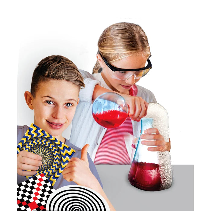 Clementoni 110-Science Experiment Set - Fun & Discovery