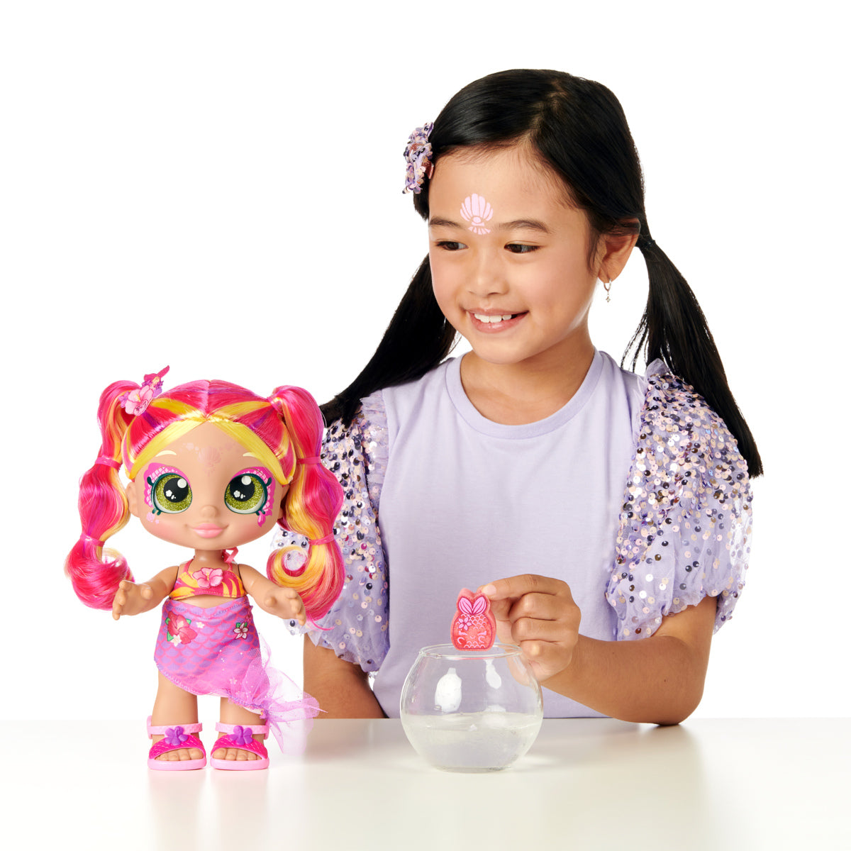 Hot Sale! Kindi Kids Dress - Up Magic Toddler Doll: Tropicarla Mermaid