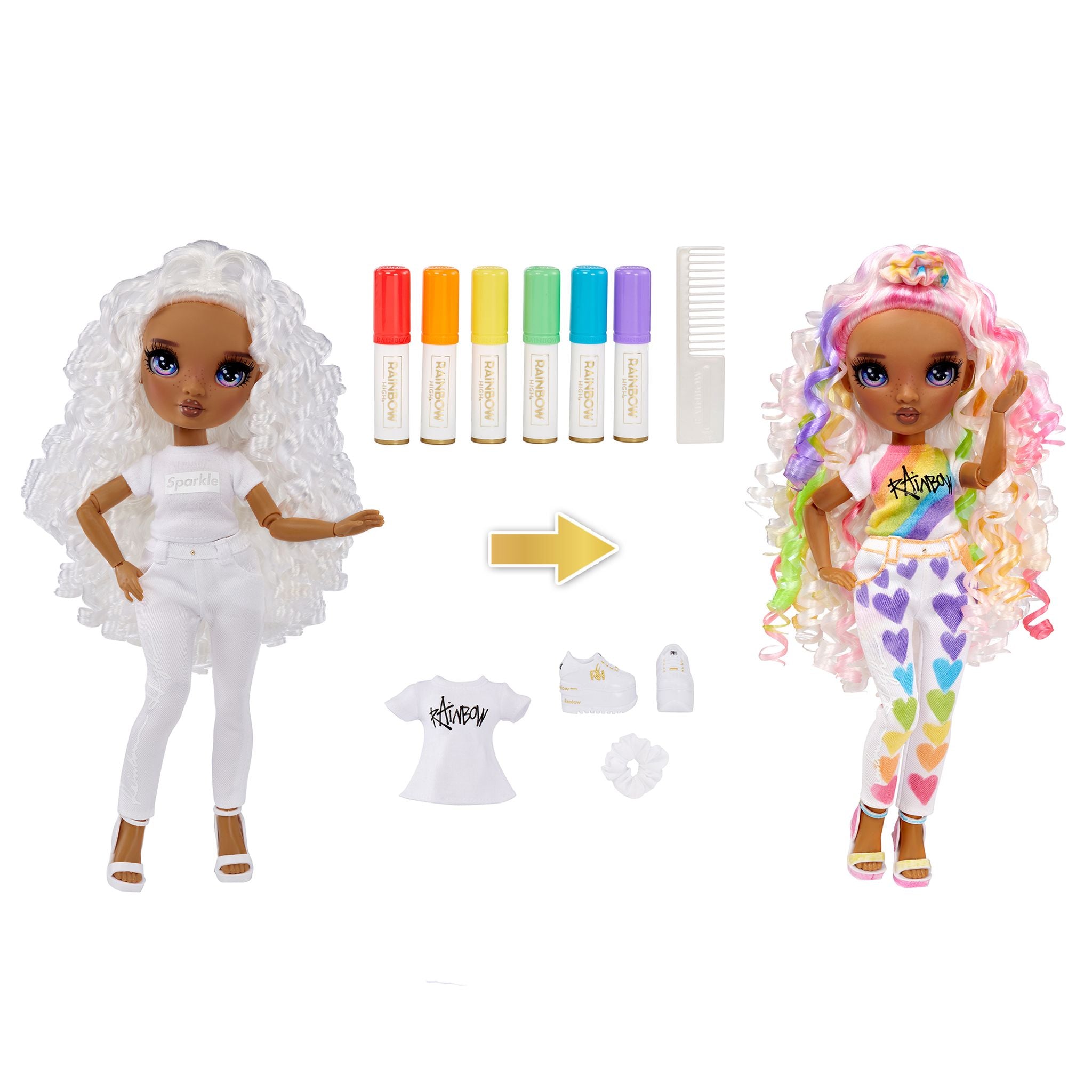 Rainbow High Purple - Eyed Fashion Doll: Colour & Create Now!