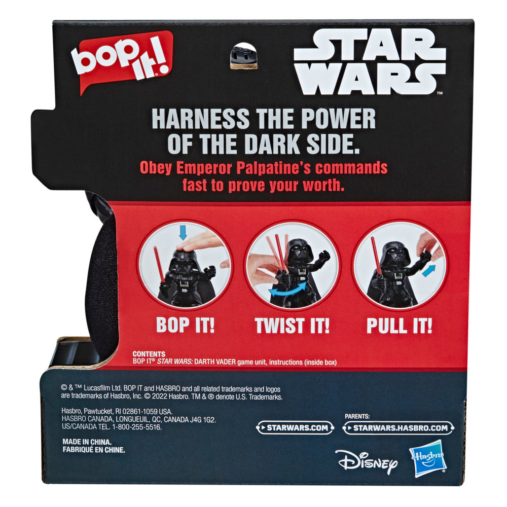 Hot Deal! Bop It! Electronic Game - Disney Star Wars Darth Vader Edition for Kids