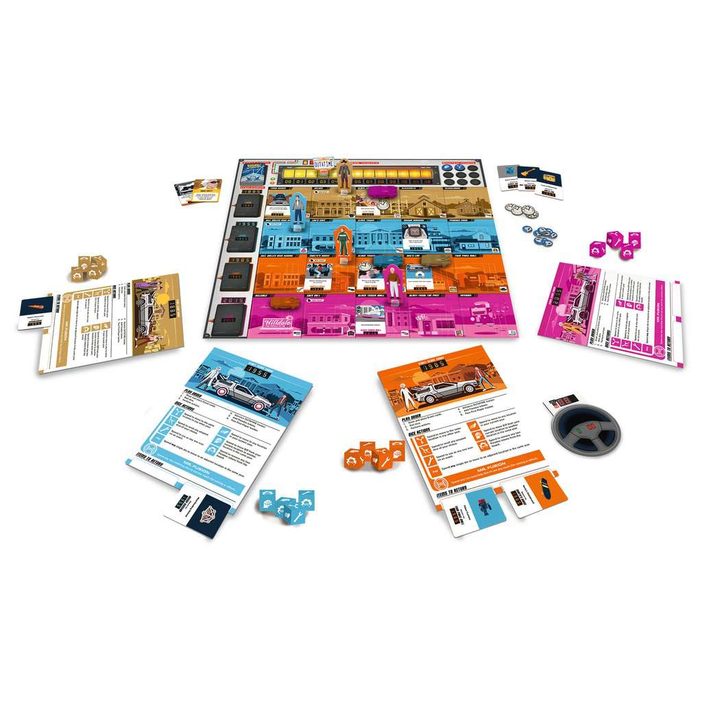 Ravensburger's Exciting Back To The Future Dice Through Time Board Game