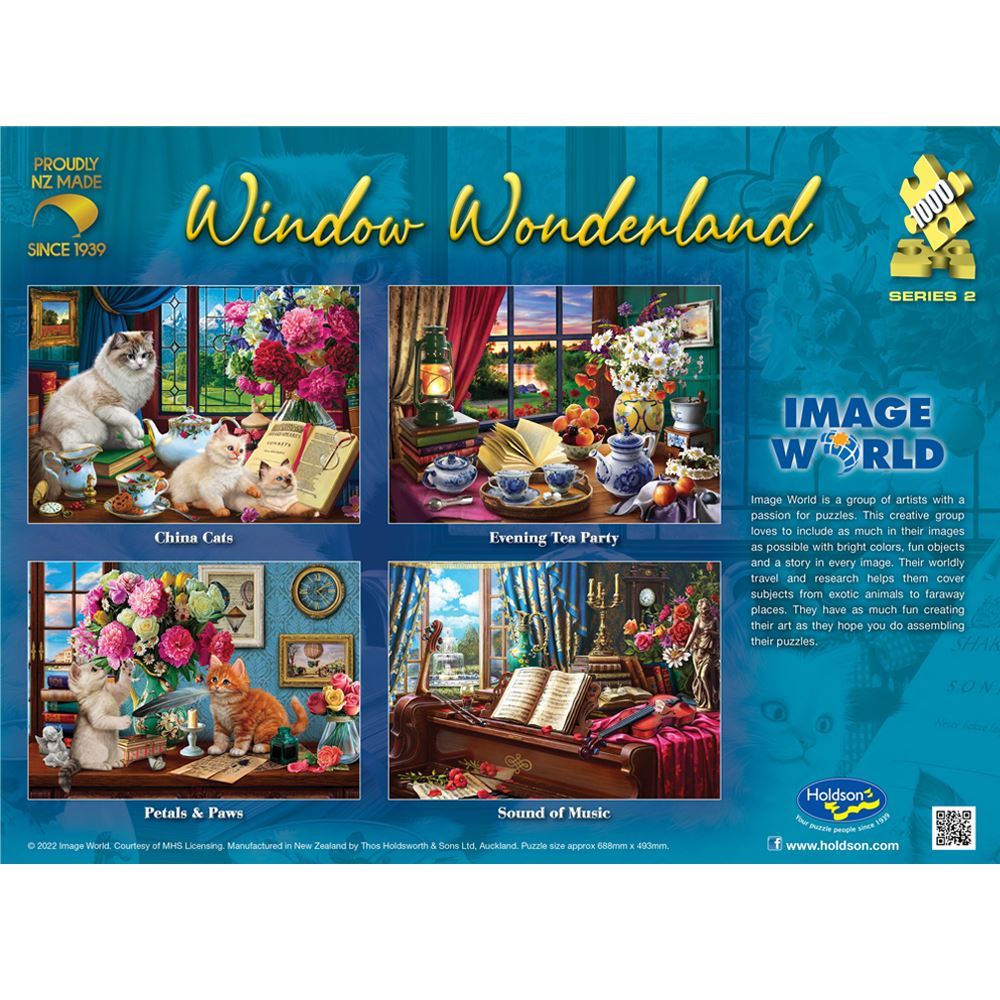 Amazing Window Wonderland S2 1000 - Piece Jigsaw Puzzle: Sound of Music, Great for Ages 8+