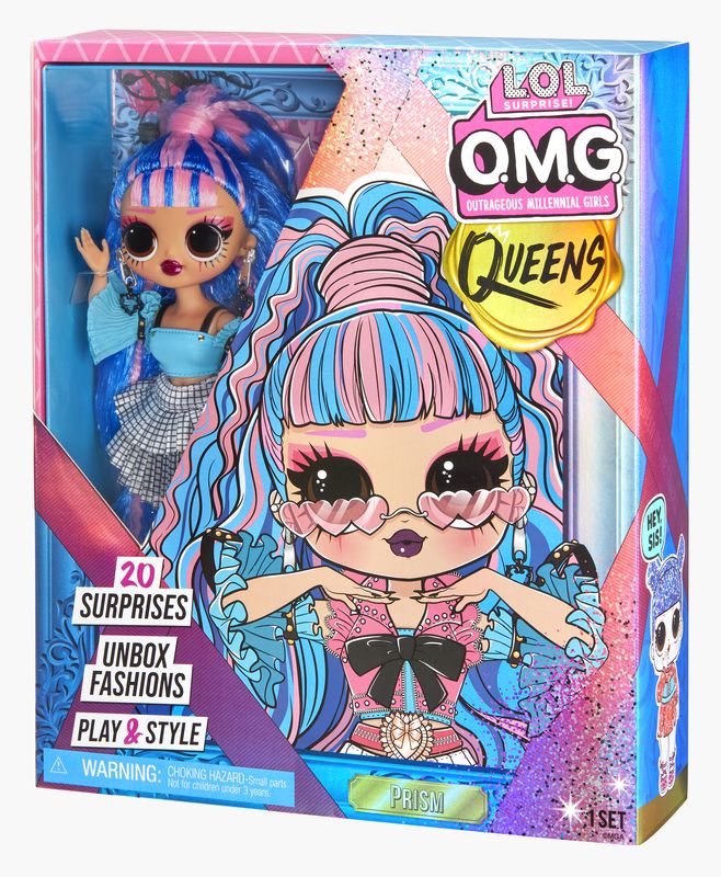 Hot Deal: L.O.L. Surprise O.M.G. Queens Fashion Doll - Prism for Imaginative Play