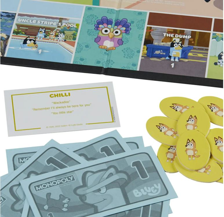 Hot! Monopoly Junior - Bluey Themed Edition