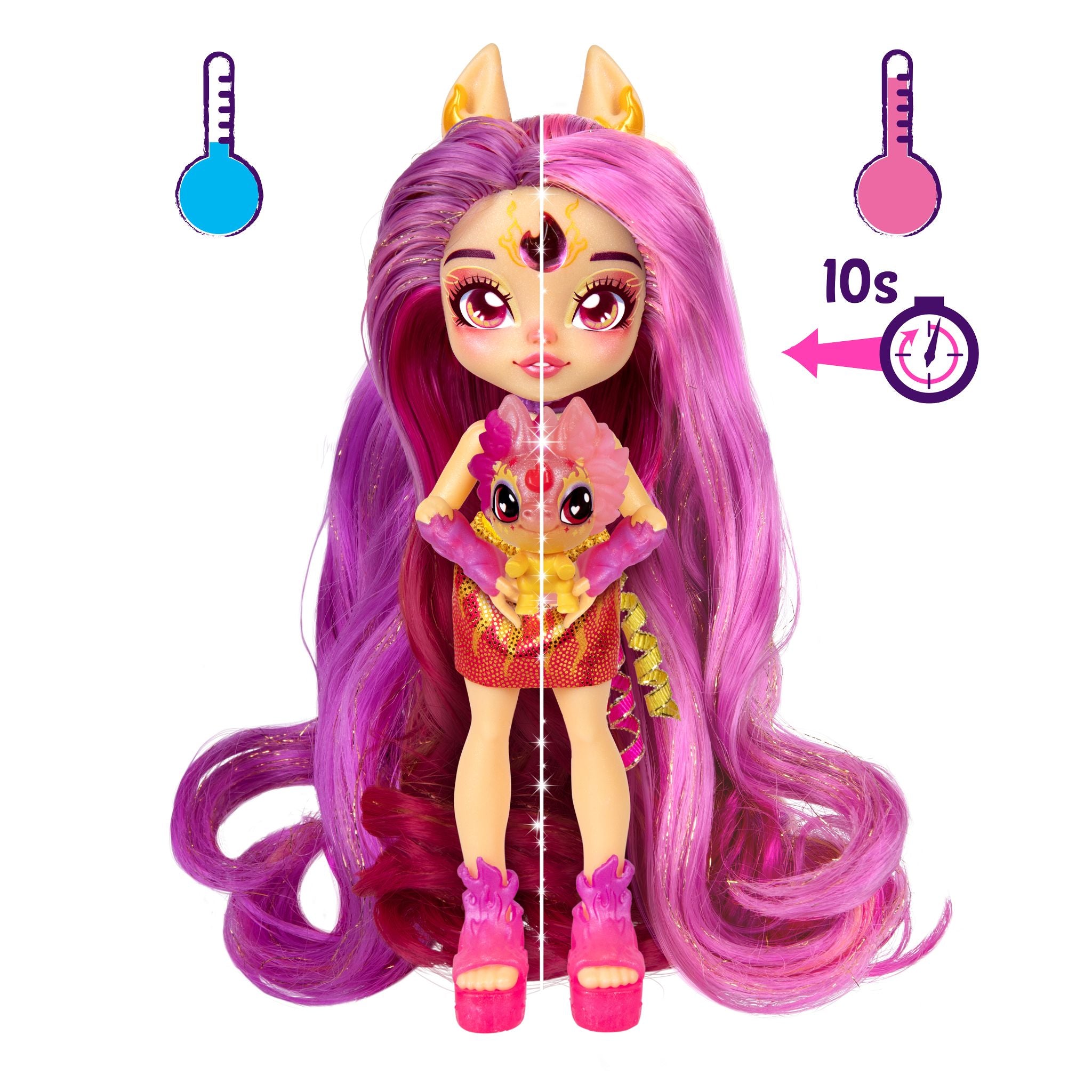 Hot Deal! Magic Mixies Pixlings Deluxe Pack - Pippa The Firehorse Pixling