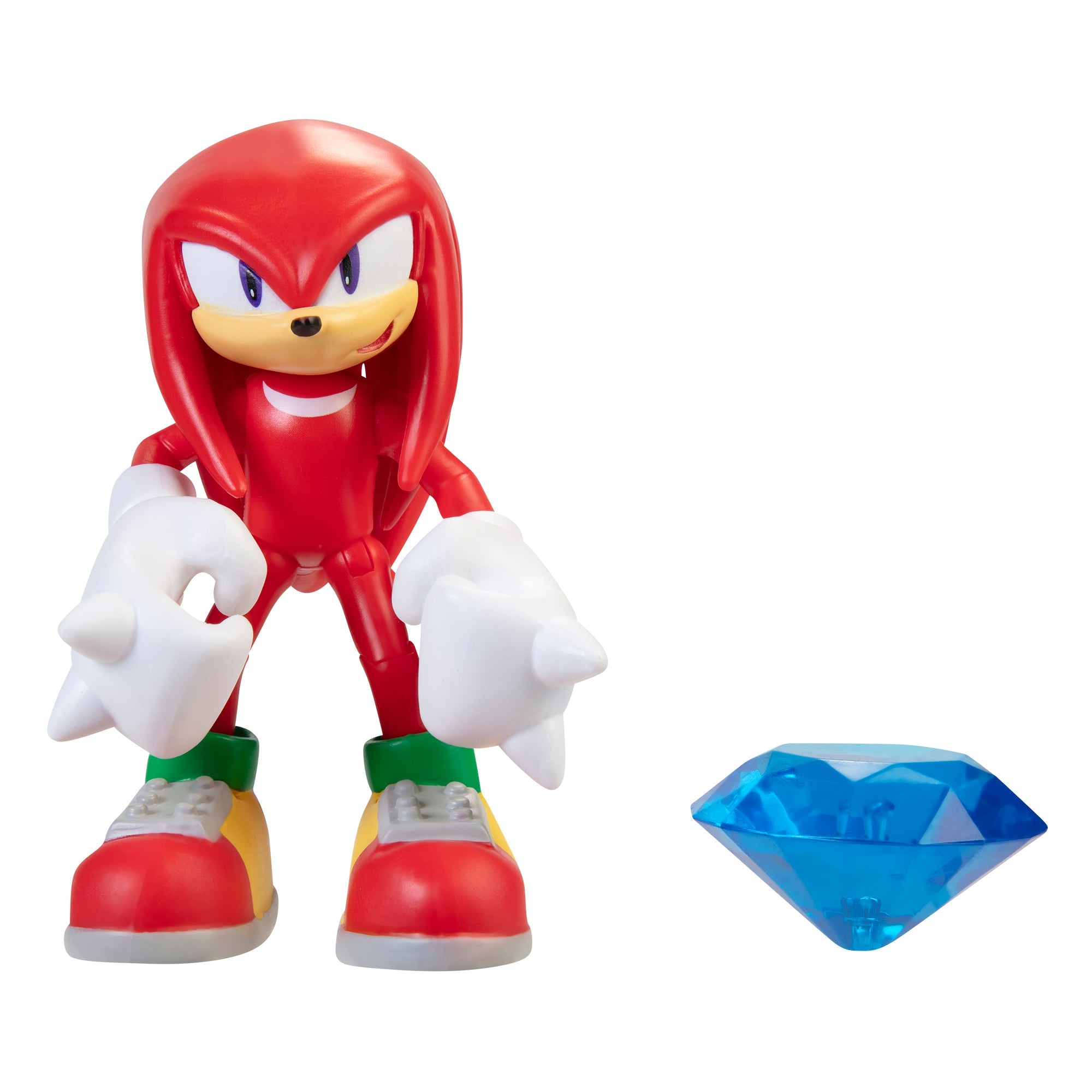 12cm Articulated Sonic The Hedgehog Figure - Knuckles, Perfect for Fans