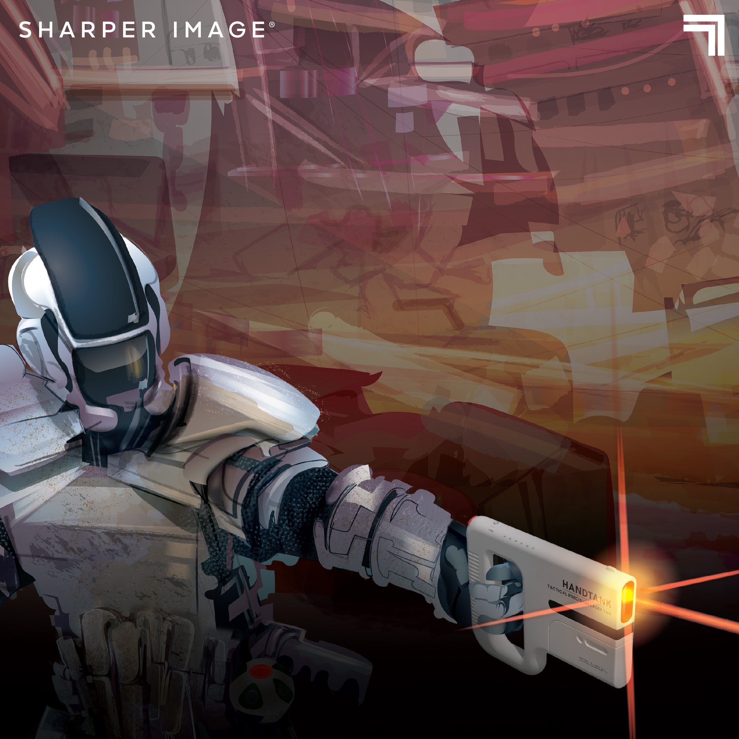 Sharper Image Laser Tag Handtank Blast Pack for Intense Team Battles