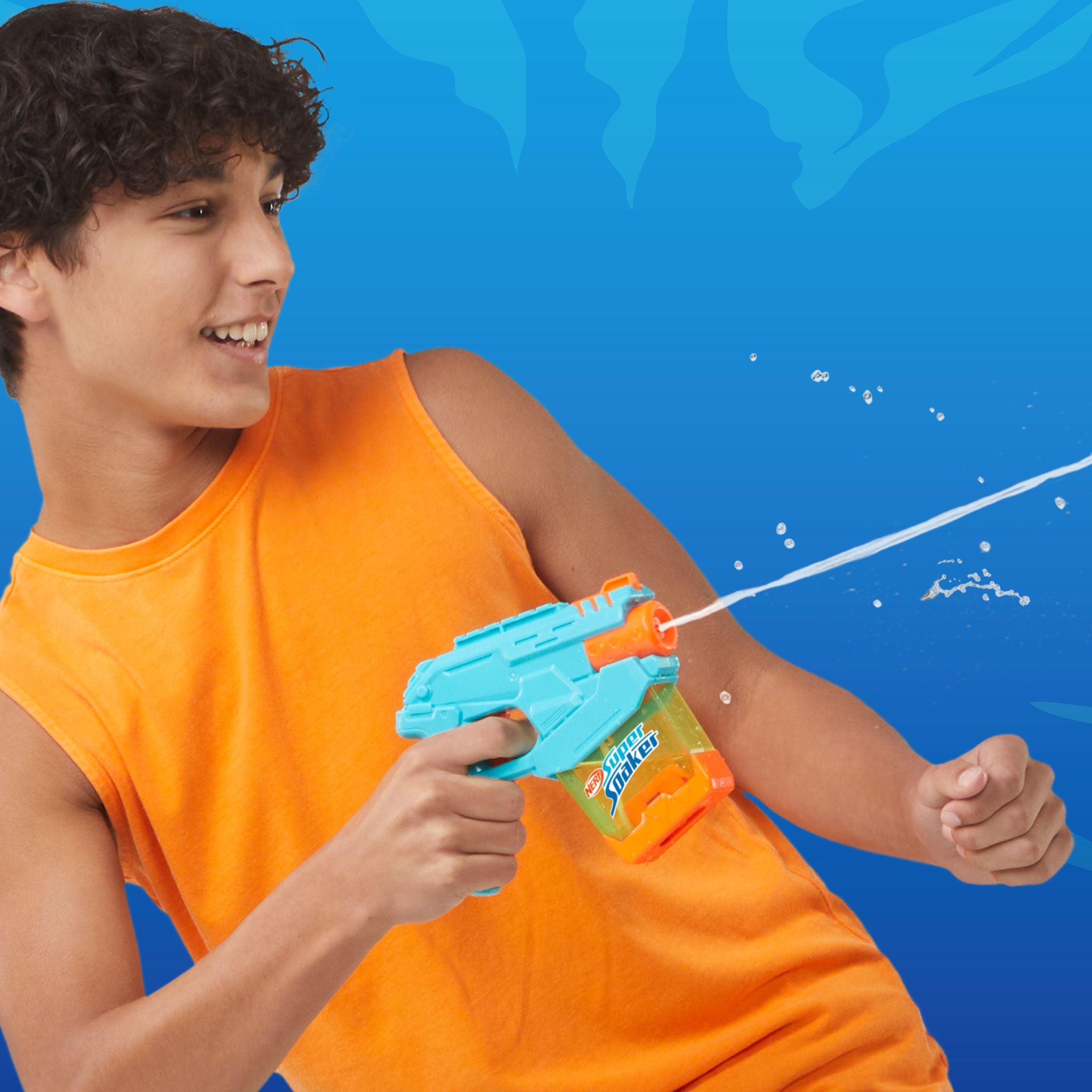 Hot Deal! Nerf Super Soaker Mini Water Blaster with Instant Dunk - Fill Feature
