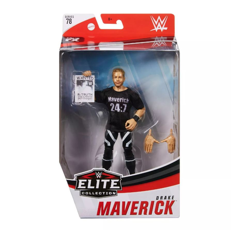 WWE Elite Series 78 Action Figure - Drake Maverick, 6 - inch Collectible