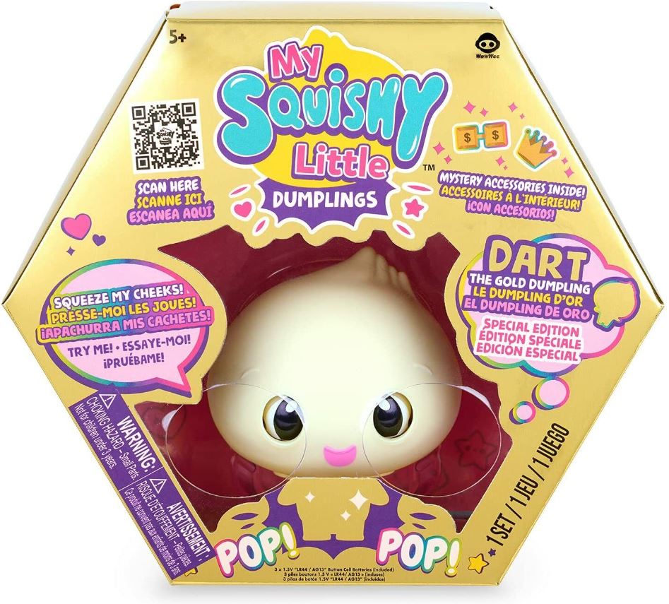 Assorted Styles of Adorable Squishy Little Golden Dumplings