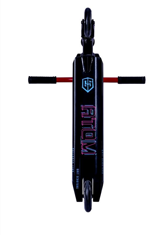 GRIT Atom Pro Scooter in Stylish Black and Pink