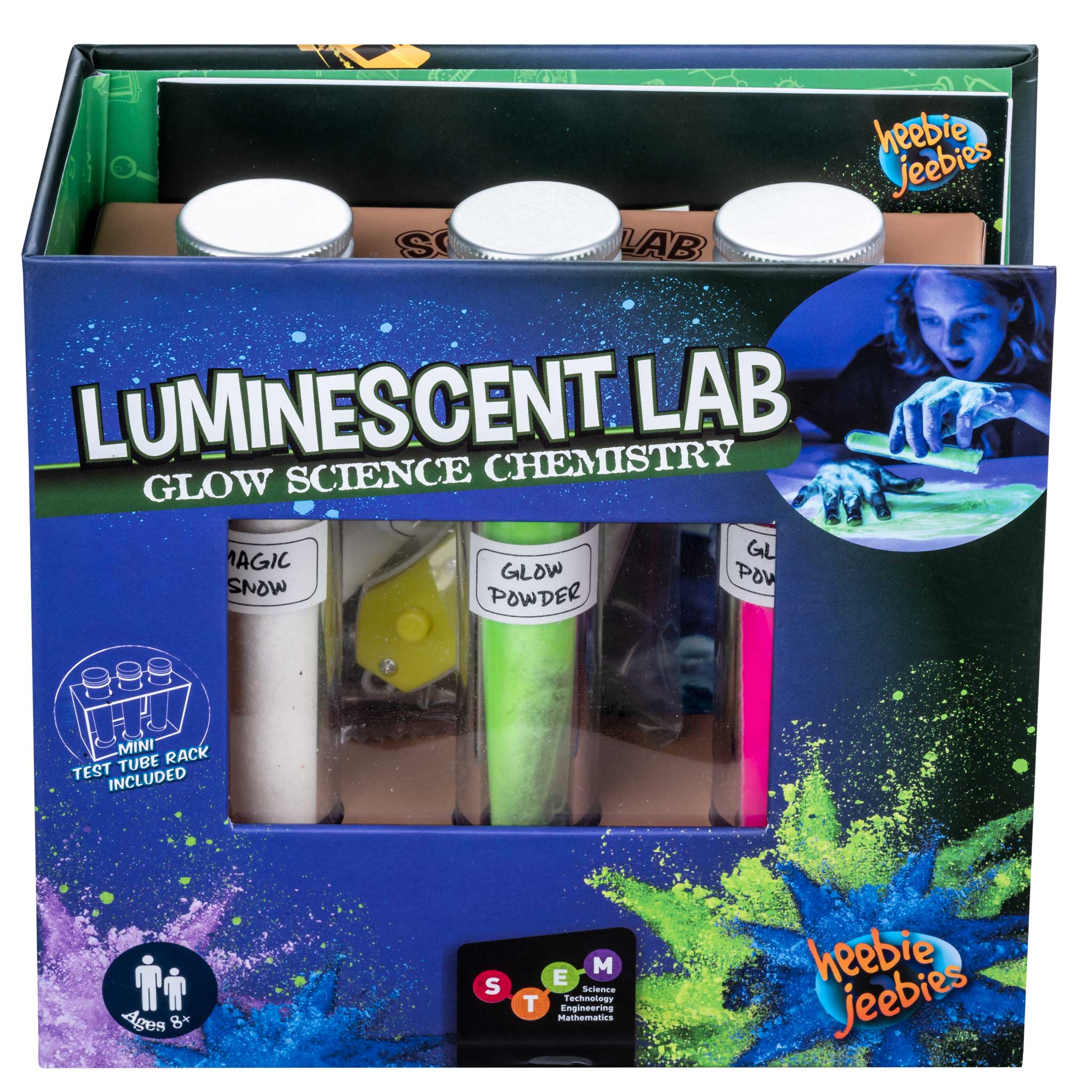 Hot Deal! Heebie Jeebies Photoluminescence Chemistry Lab Kit for Kids' STEM Learning