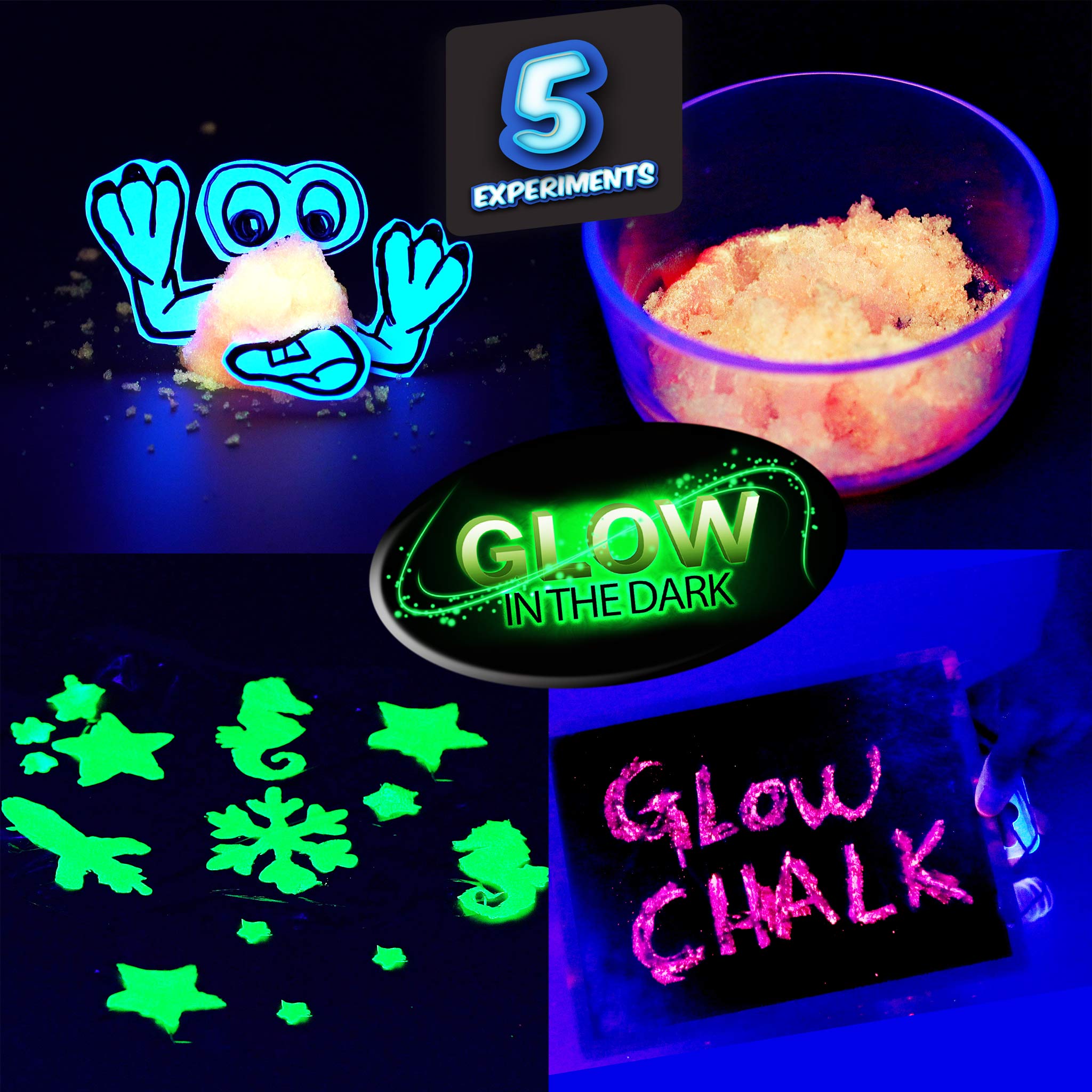 Hot Deal! Heebie Jeebies Photoluminescence Chemistry Lab Kit for Kids' STEM Learning