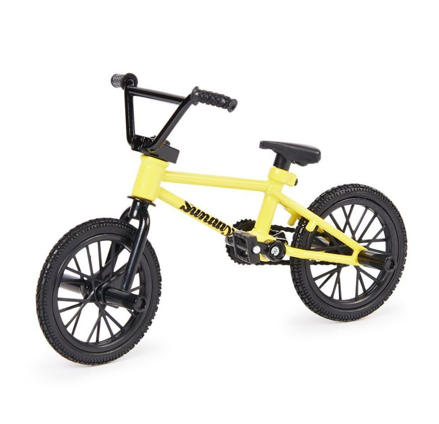 Hot Deal! Tech Deck Single Miniature Sunday Yellow BMX Bike for Kids and Collectors