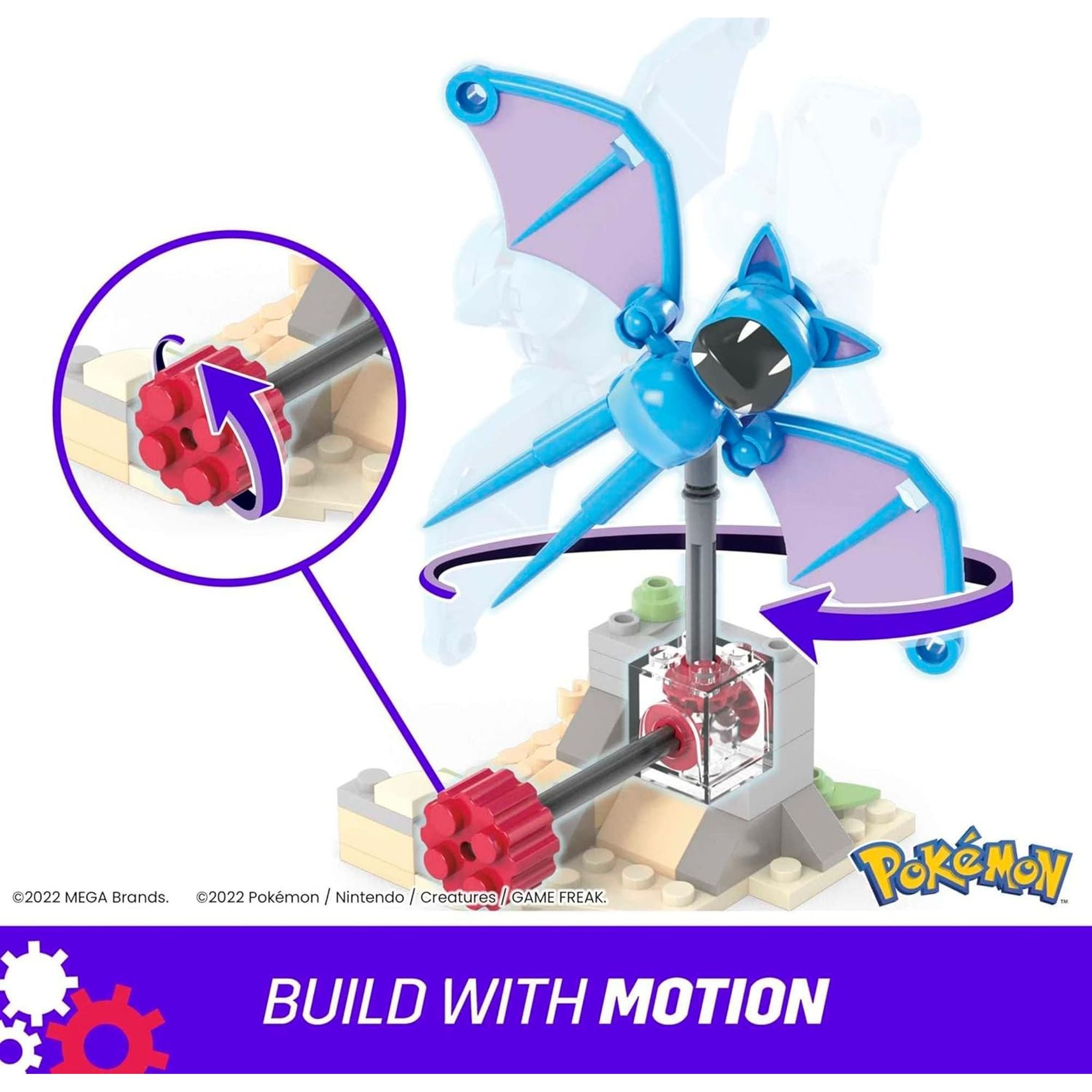 Hot! MEGA Construx Pokemon Zubat Flight Building Set