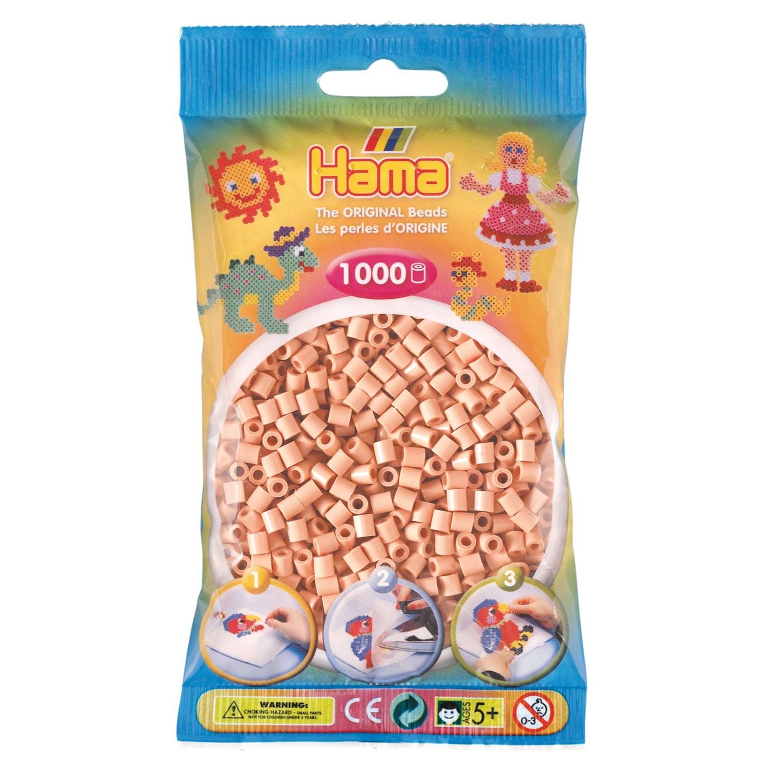 Get 1000-Piece Light Pink Hama Bead Bag - Ideal for Artistic Creations!